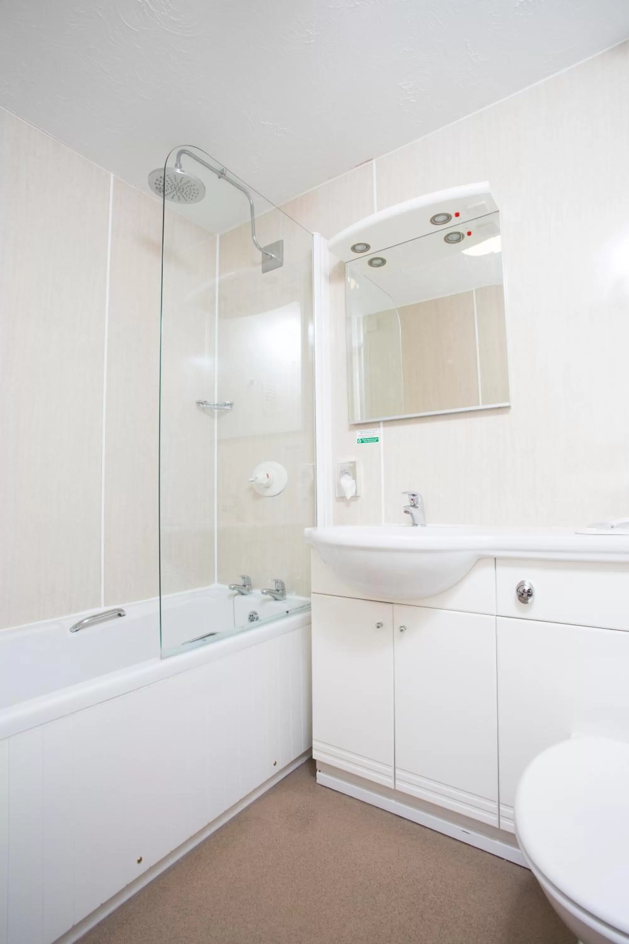 Shower in Breckland Lodge