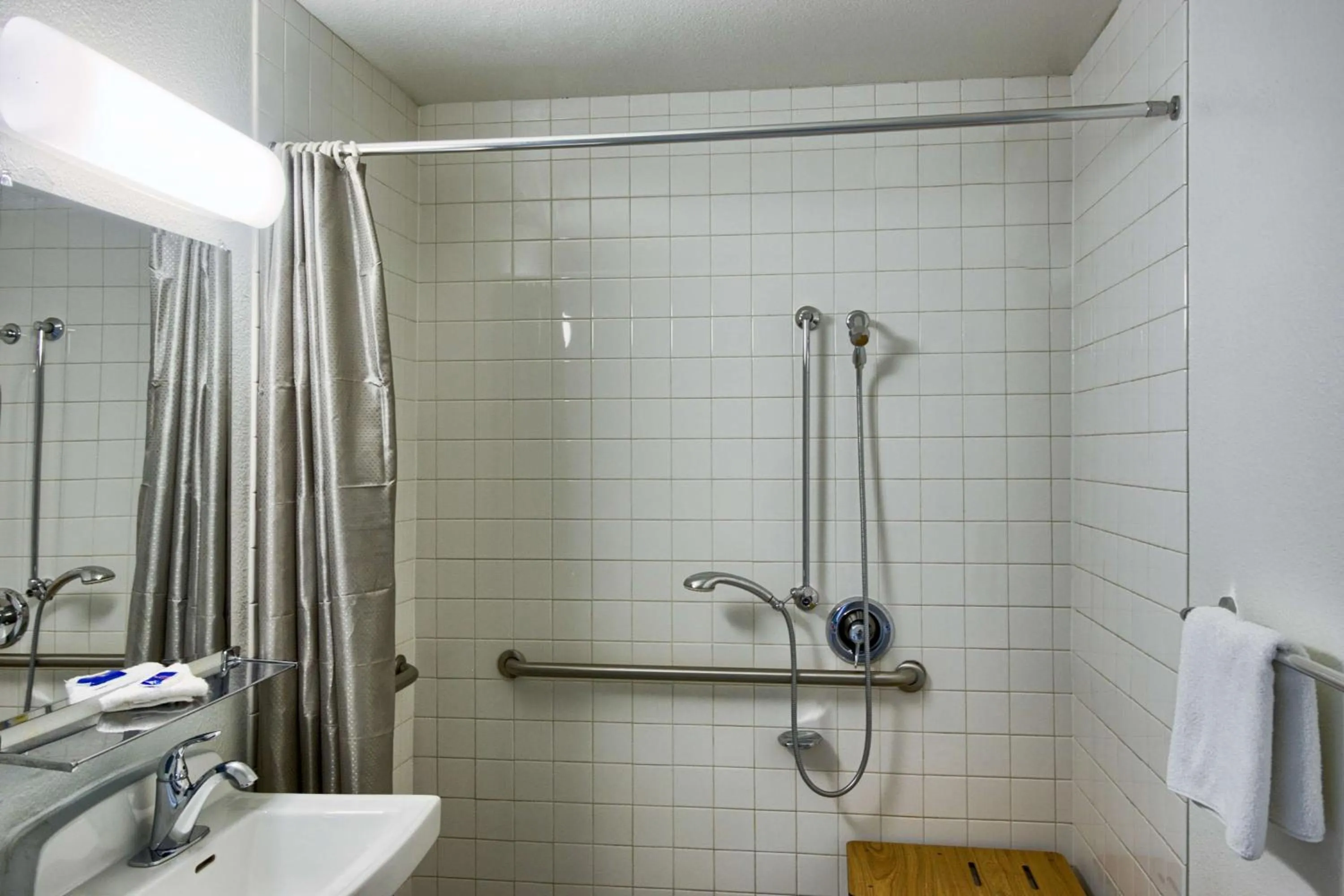 Bathroom in Motel 6-Everett, WA - North