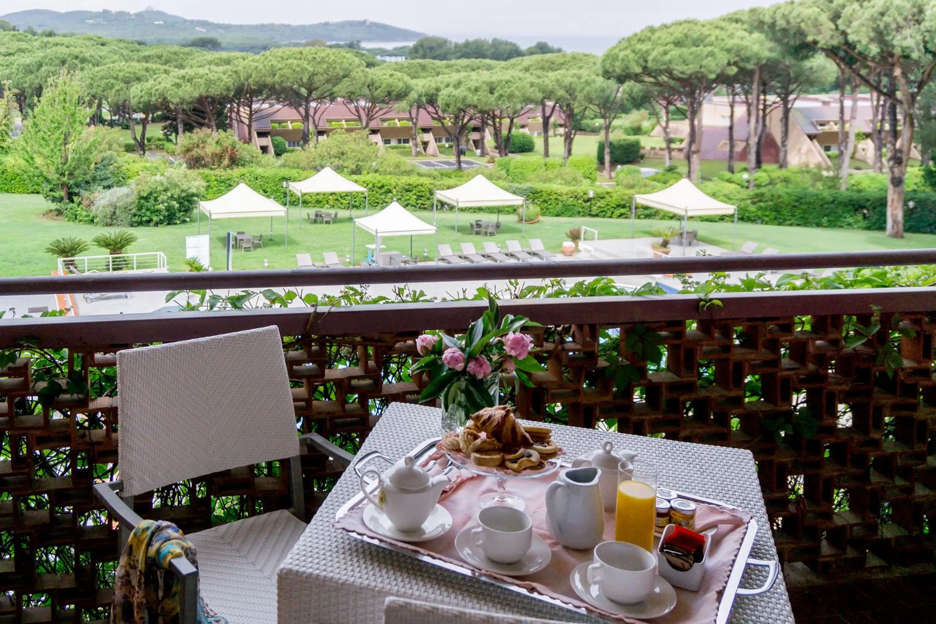 Pool view in Golf Hotel Punta Ala