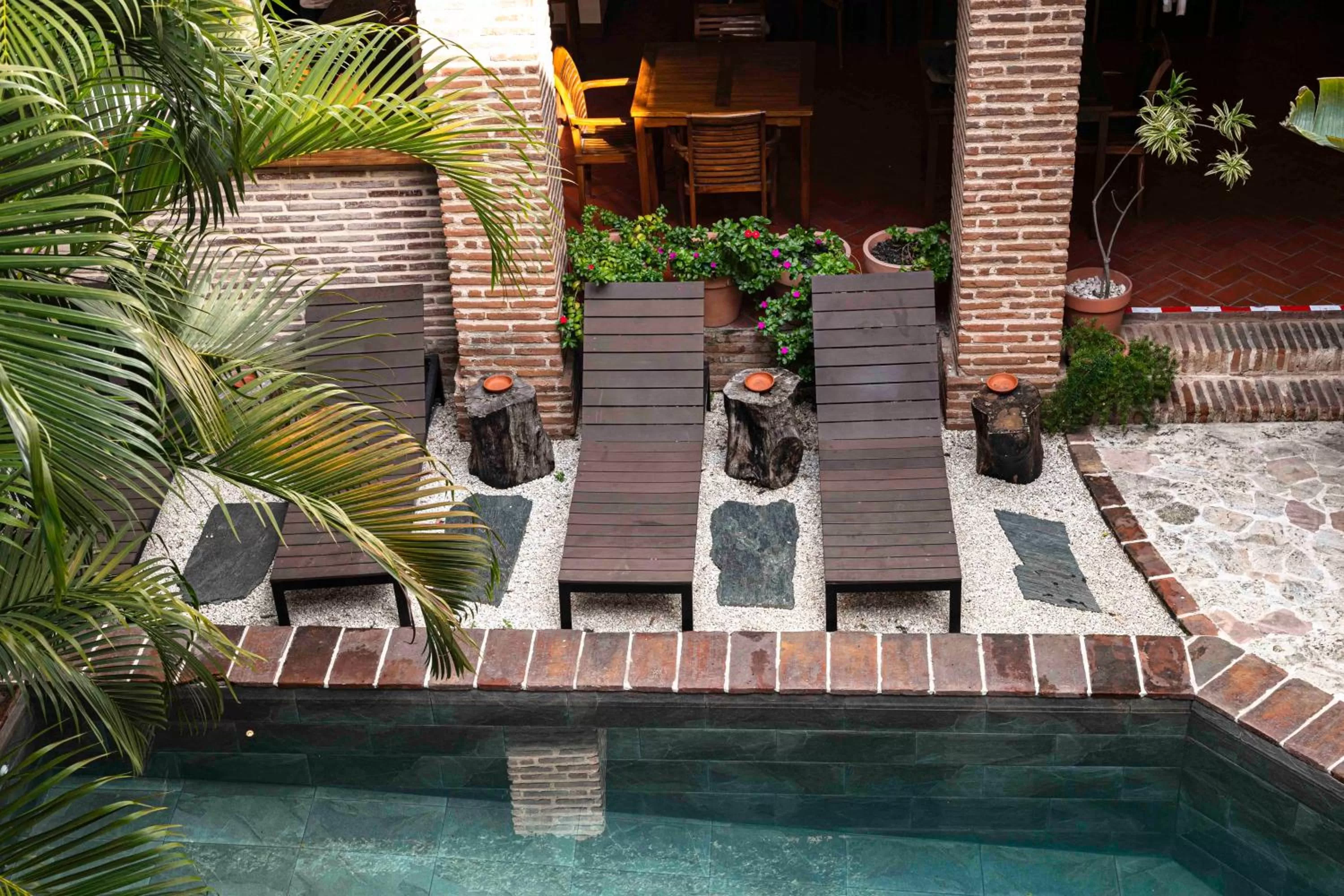 Swimming Pool in Hotel Villa Colonial