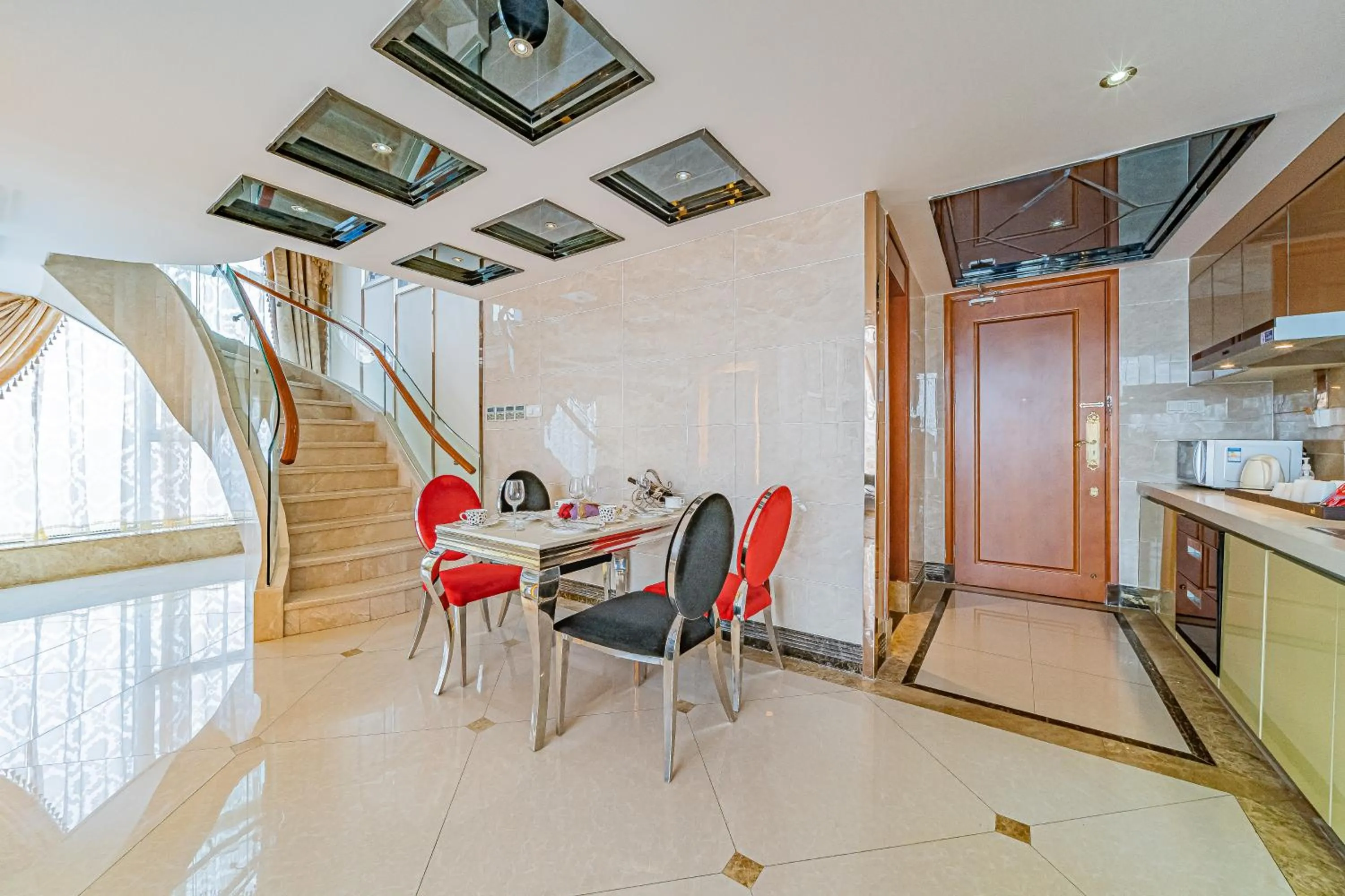 Dining area in South & North International Apartment Beijing Road