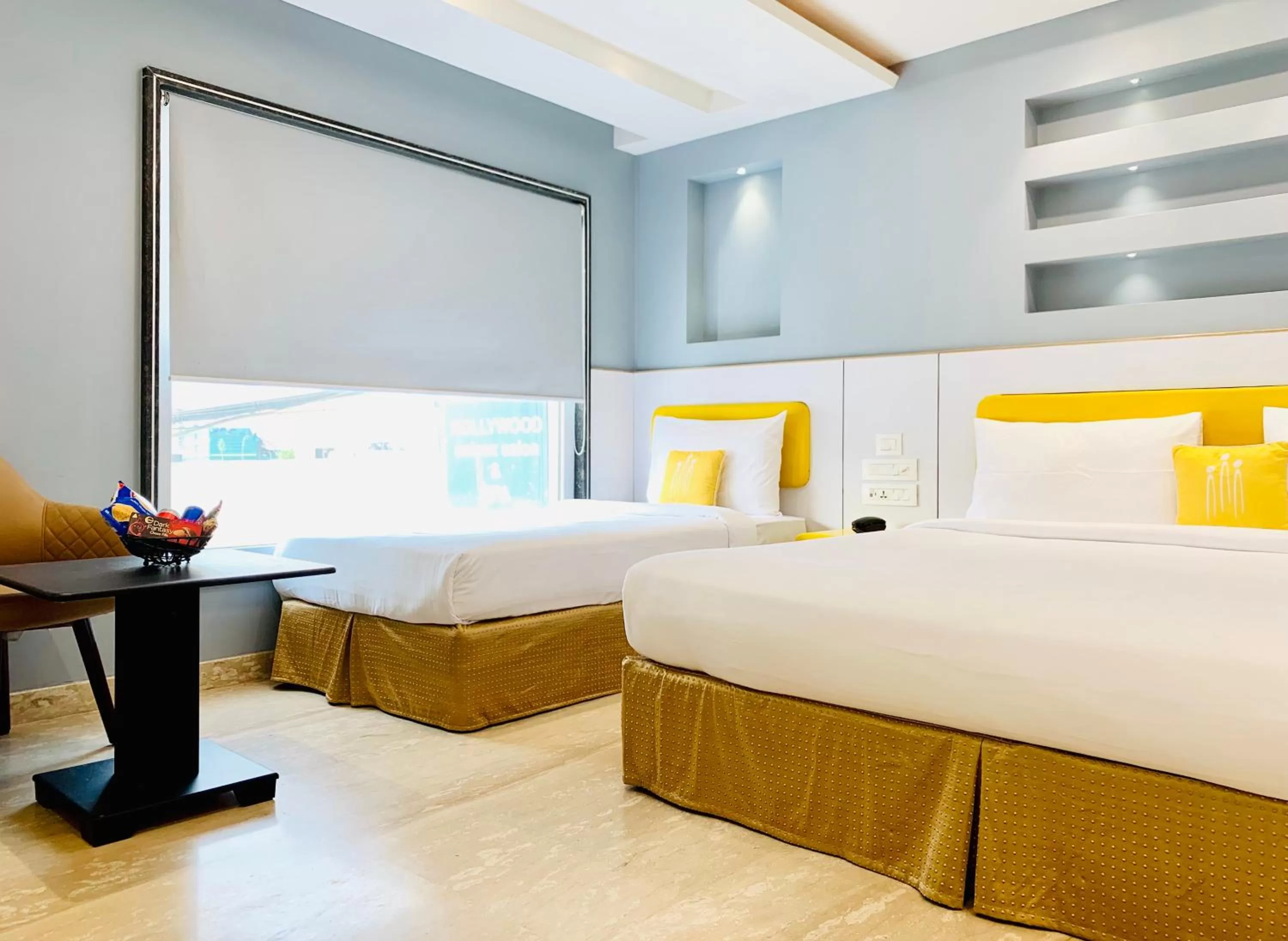 Photo of the whole room, Bed in City Empire - New Delhi Railway Station, Near Connaught Place