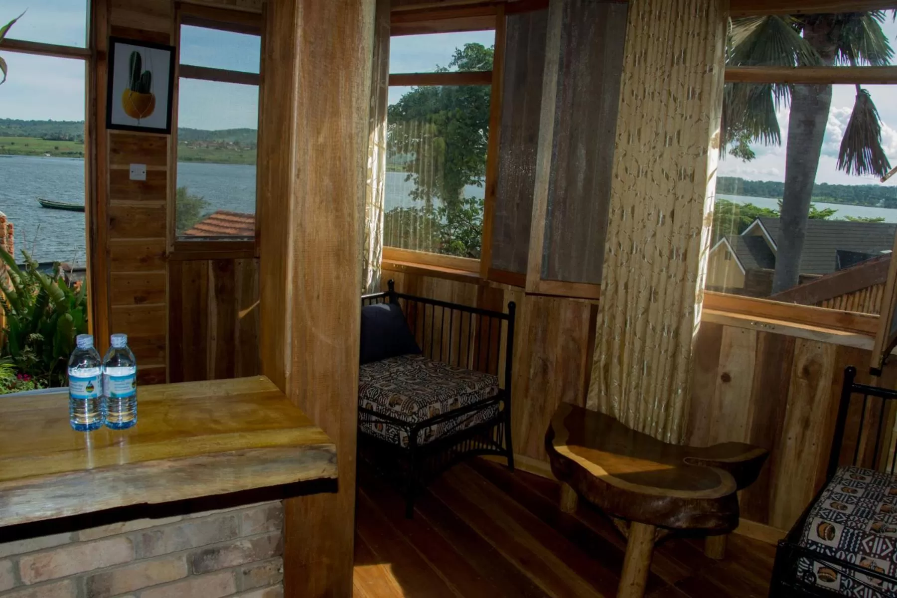 Seating Area in Nile Front Cottages