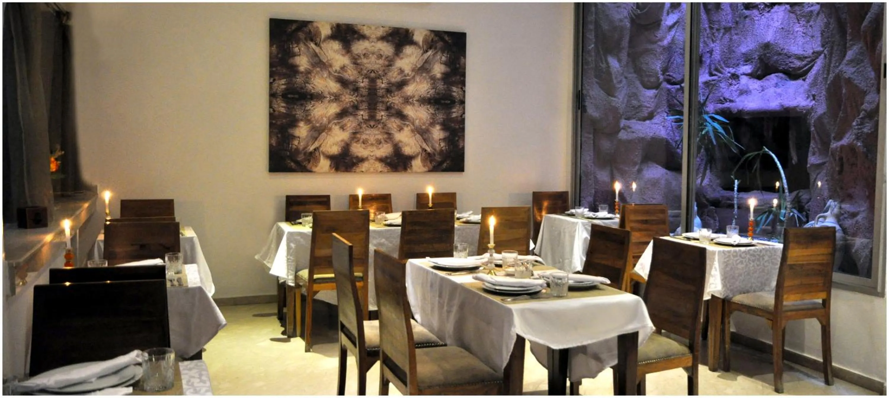 Dining area in Mont Gueliz