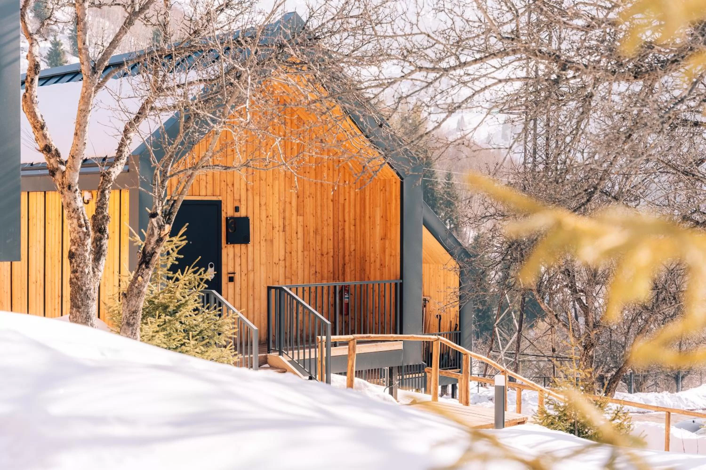 Winter in Qazaq Auyl Eco Hotel