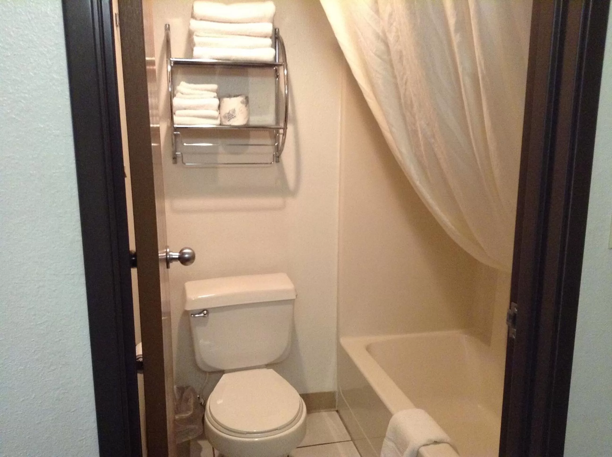 Toilet in Super 8 by Wyndham Custer/Crazy Horse Area