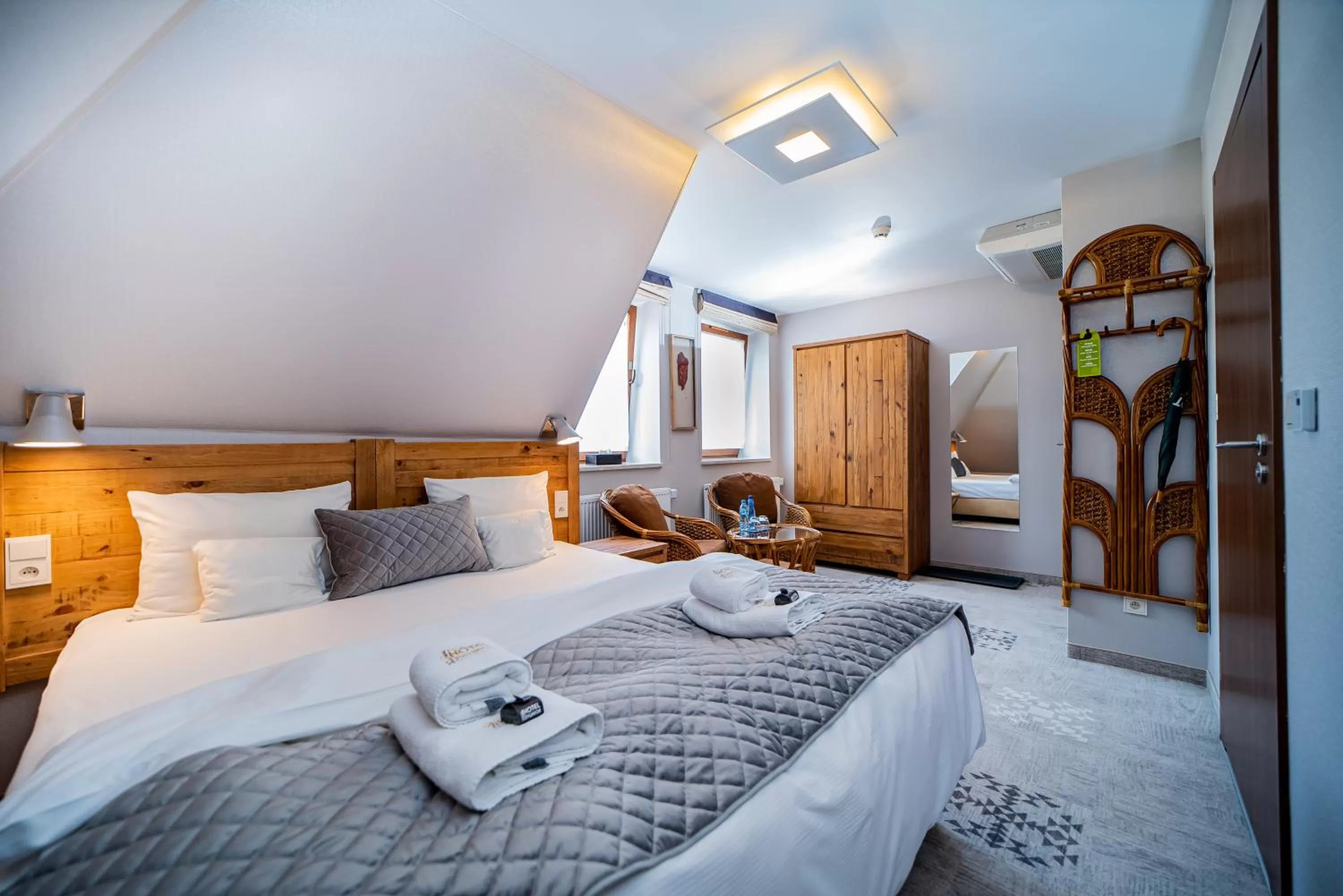 Bed in Hotel Żywiecki Medical SPA & Sport Żywiec