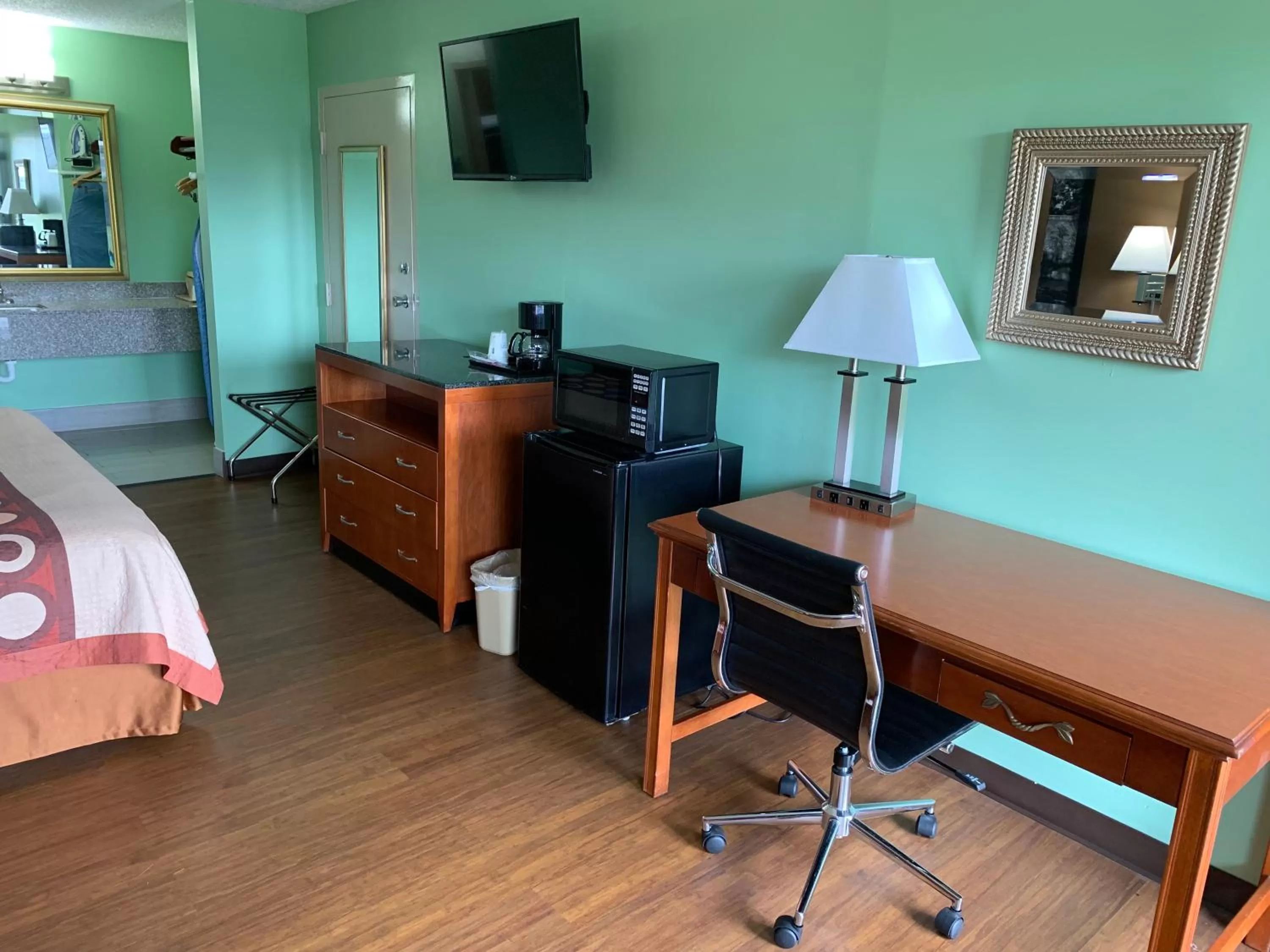 Bed in Super 8 by Wyndham Gaffney