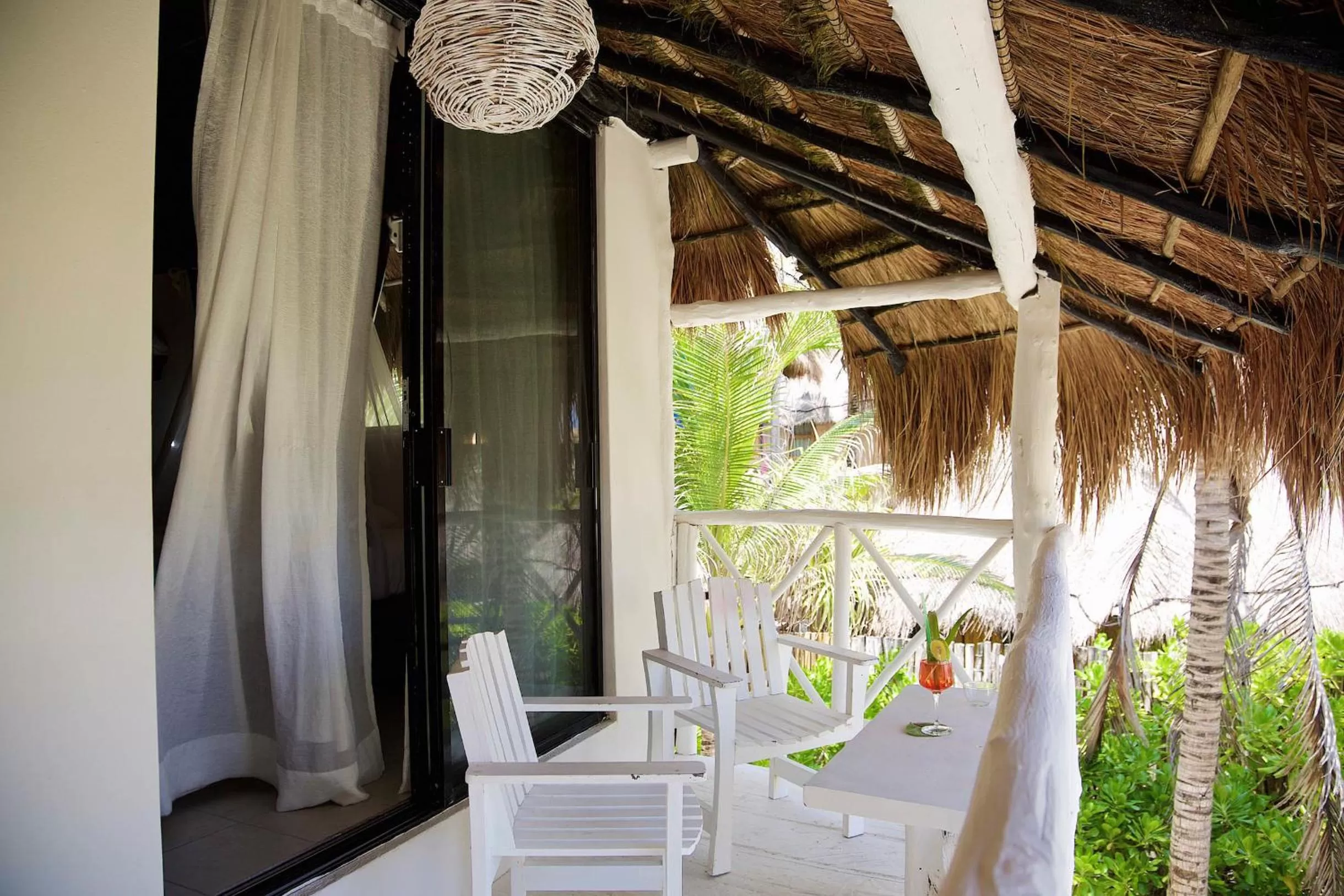Balcony/Terrace in Punta Piedra Beach Posada