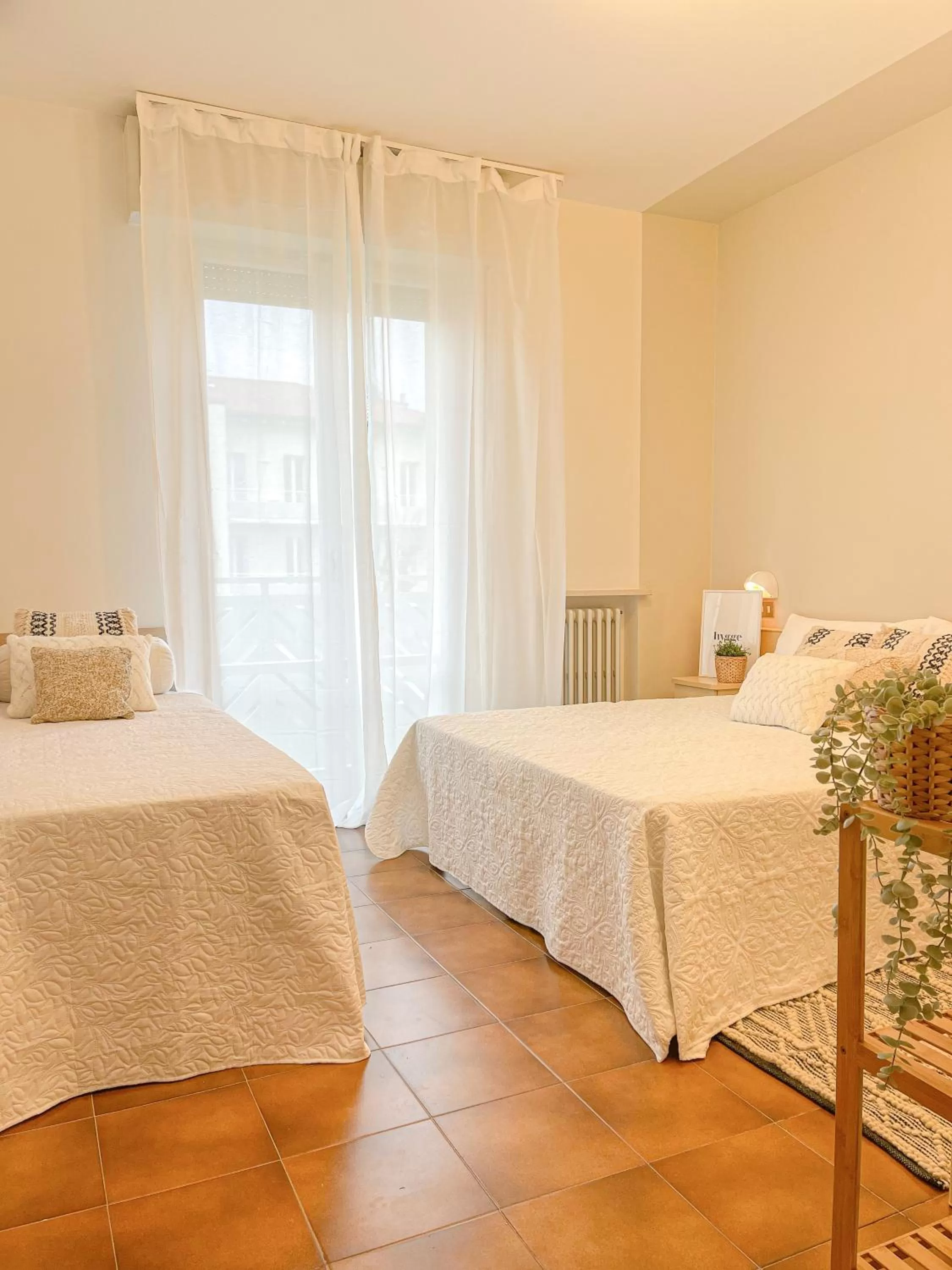 Bed in Americana Beach House