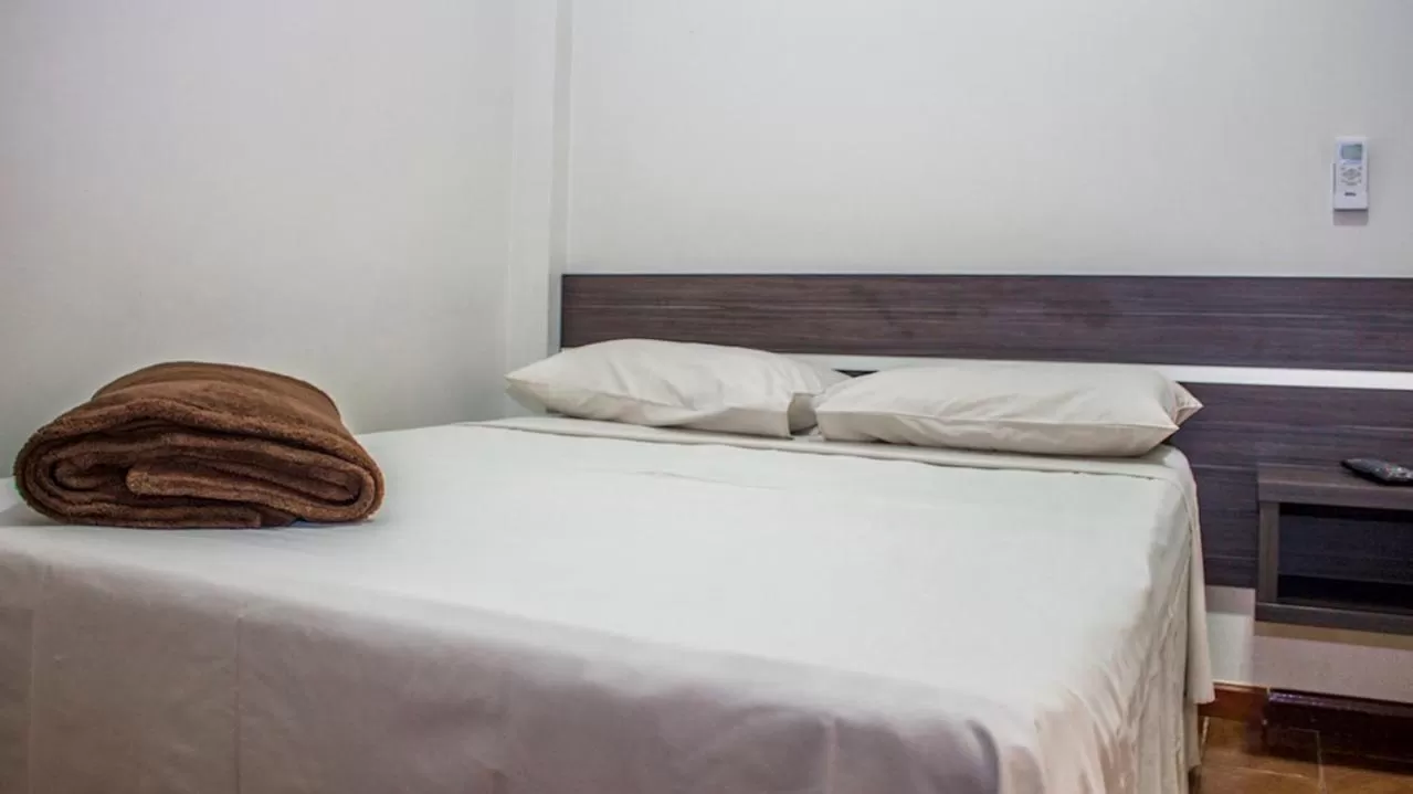 Bed in Hotel Paradizzo