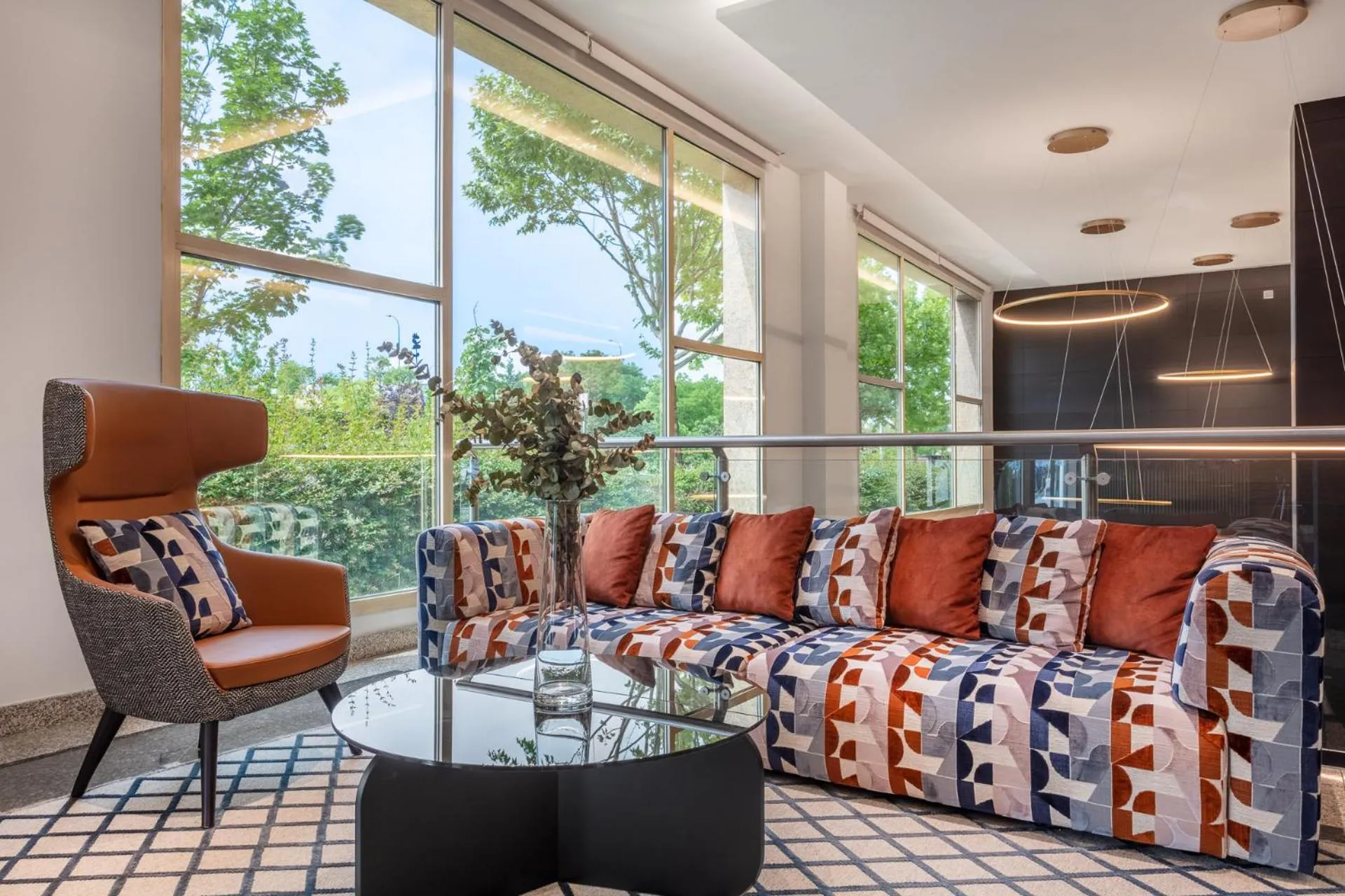 Seating area in Eurostars Gran Madrid