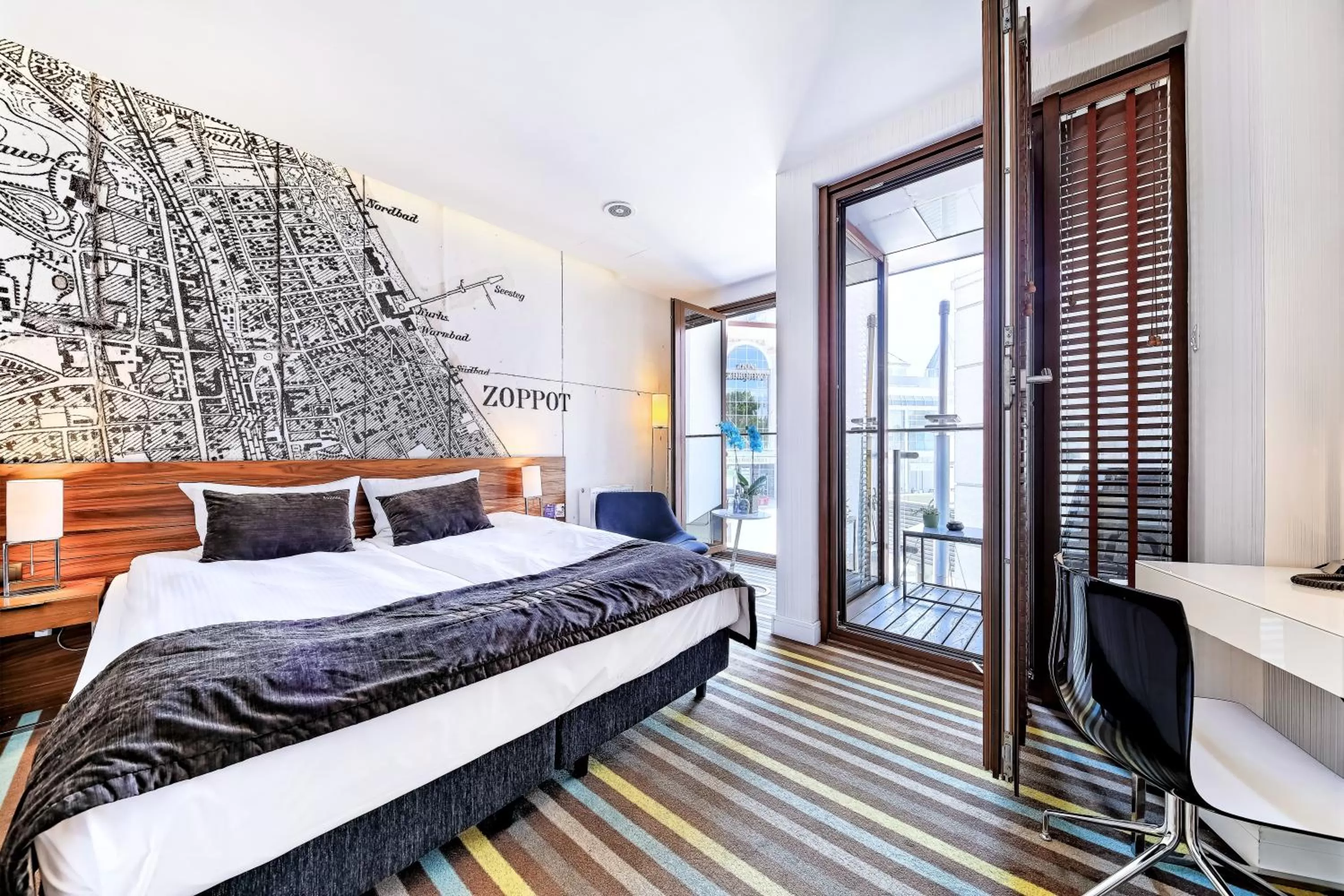 Bed in Bayjonn Boutique Hotel