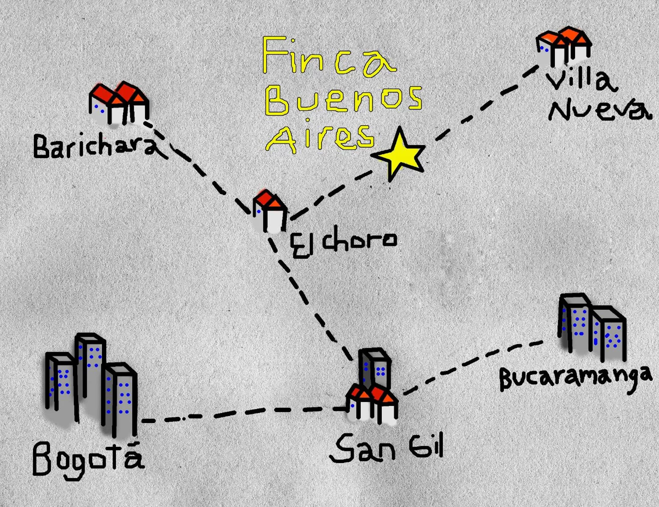 Other, Bird's-eye View in Hotel Buenosaires Barichara