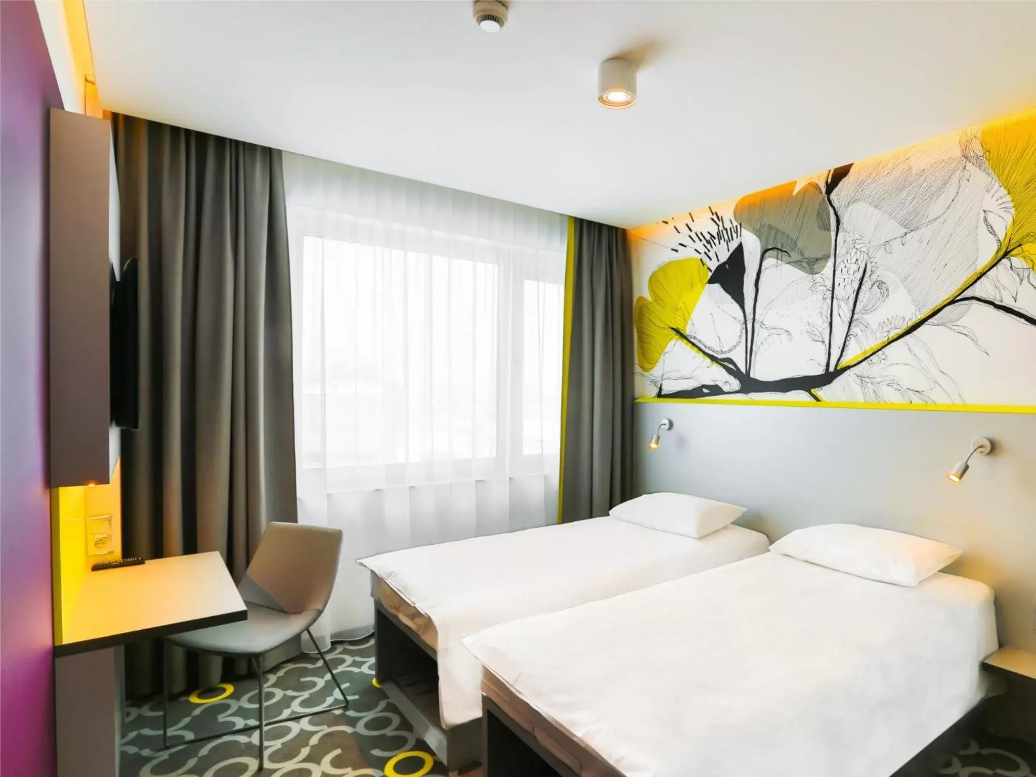 Twin Room - single occupancy in Qubus Hotel Żory Twin Room - single occupancy in Qubus Hotel Żory