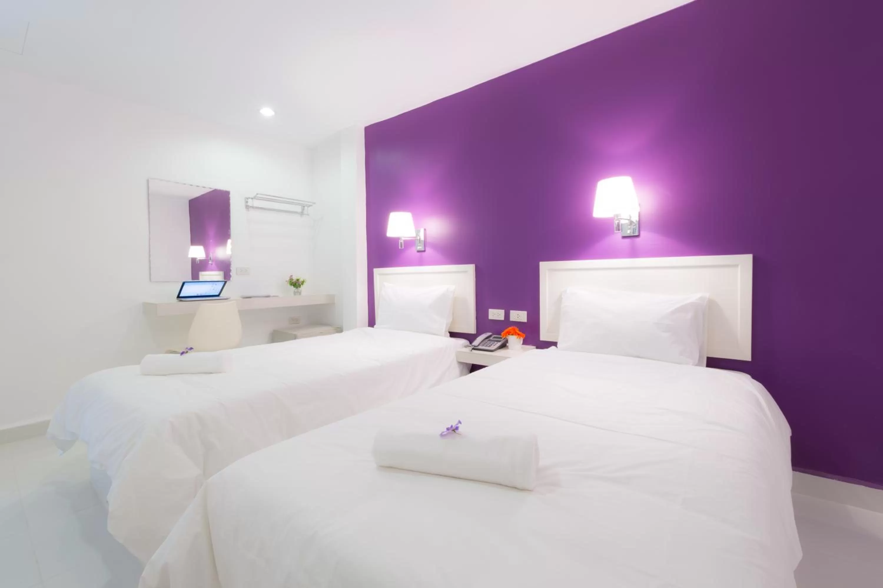 Bed in Hotel Zing Phnom Penh