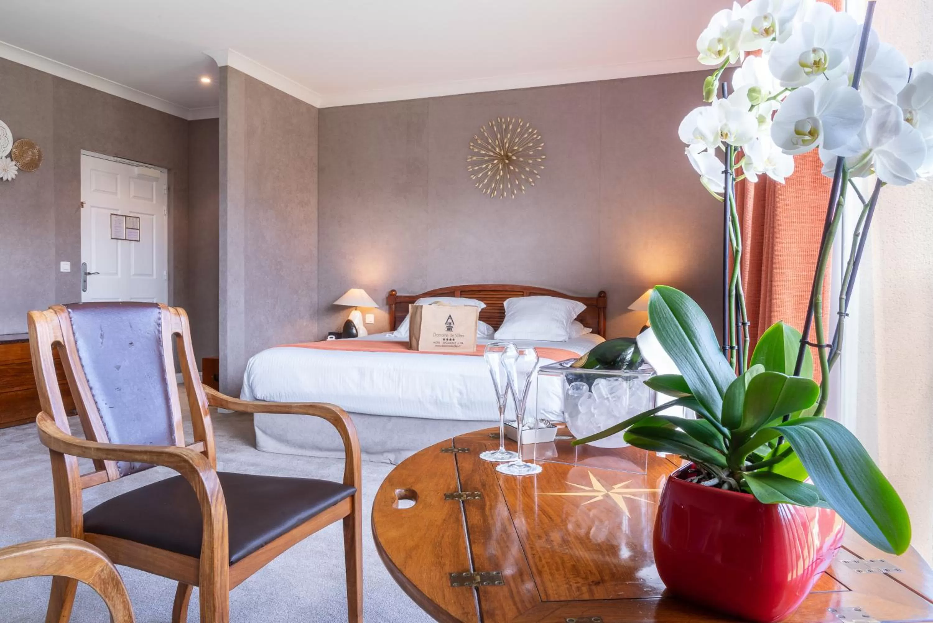 Bed in Domaine De Villers & Spa