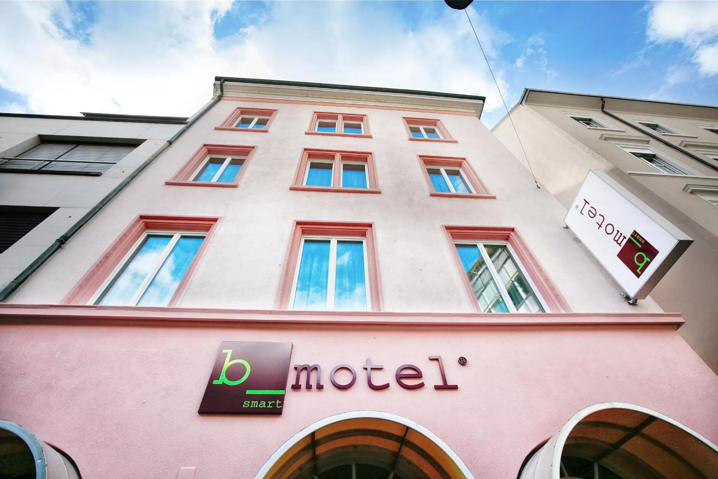 Property building in b-smart motel Basel