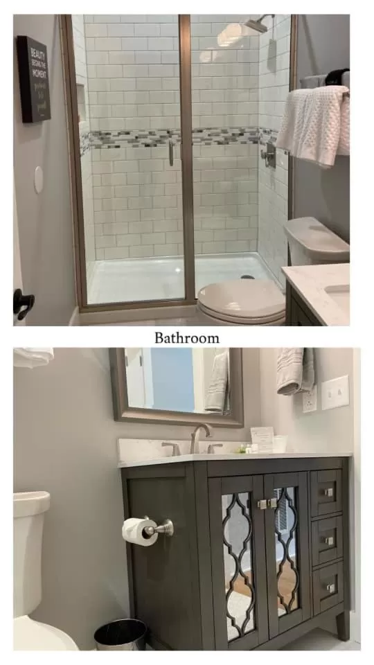 Shower in Brickhouse Loft - a boutique hotel