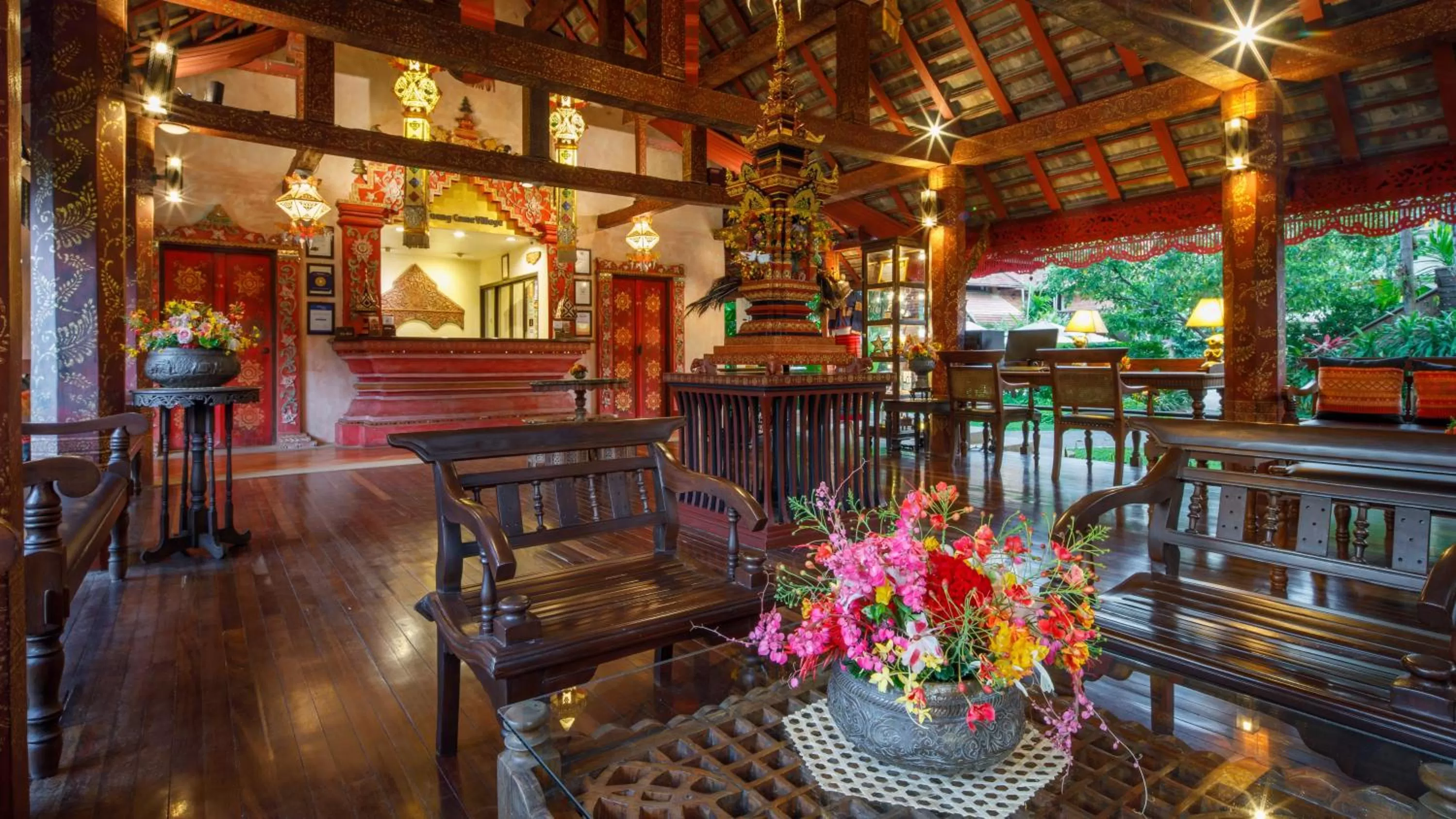 Lobby or reception in Yaang Come Village Hotel