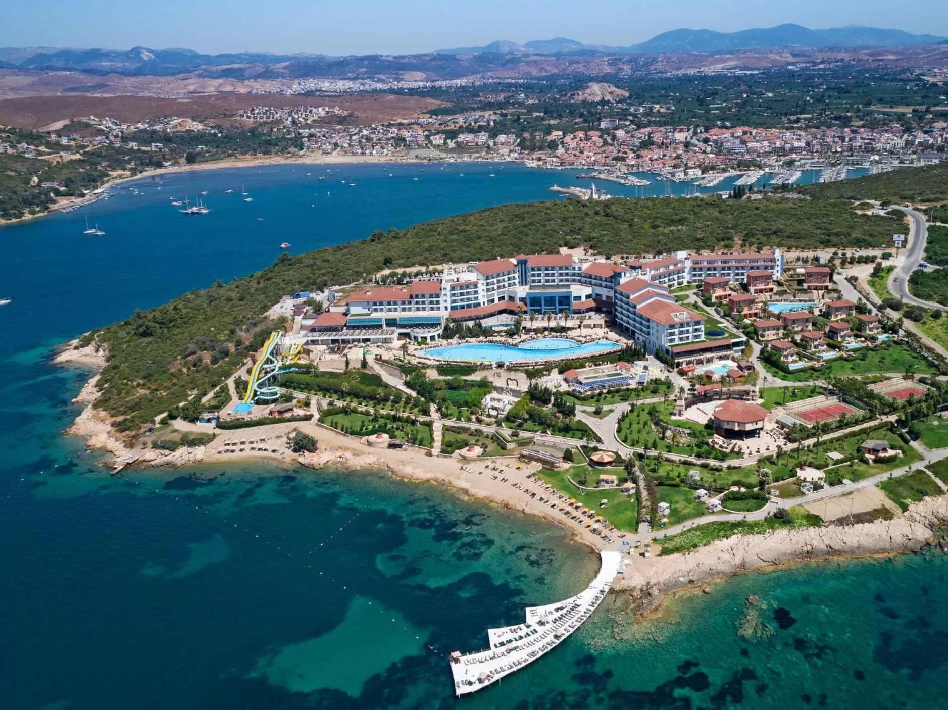 Bird's eye view in Royal Teos Thermal Resort Clinic & Spa - Halal Hotel