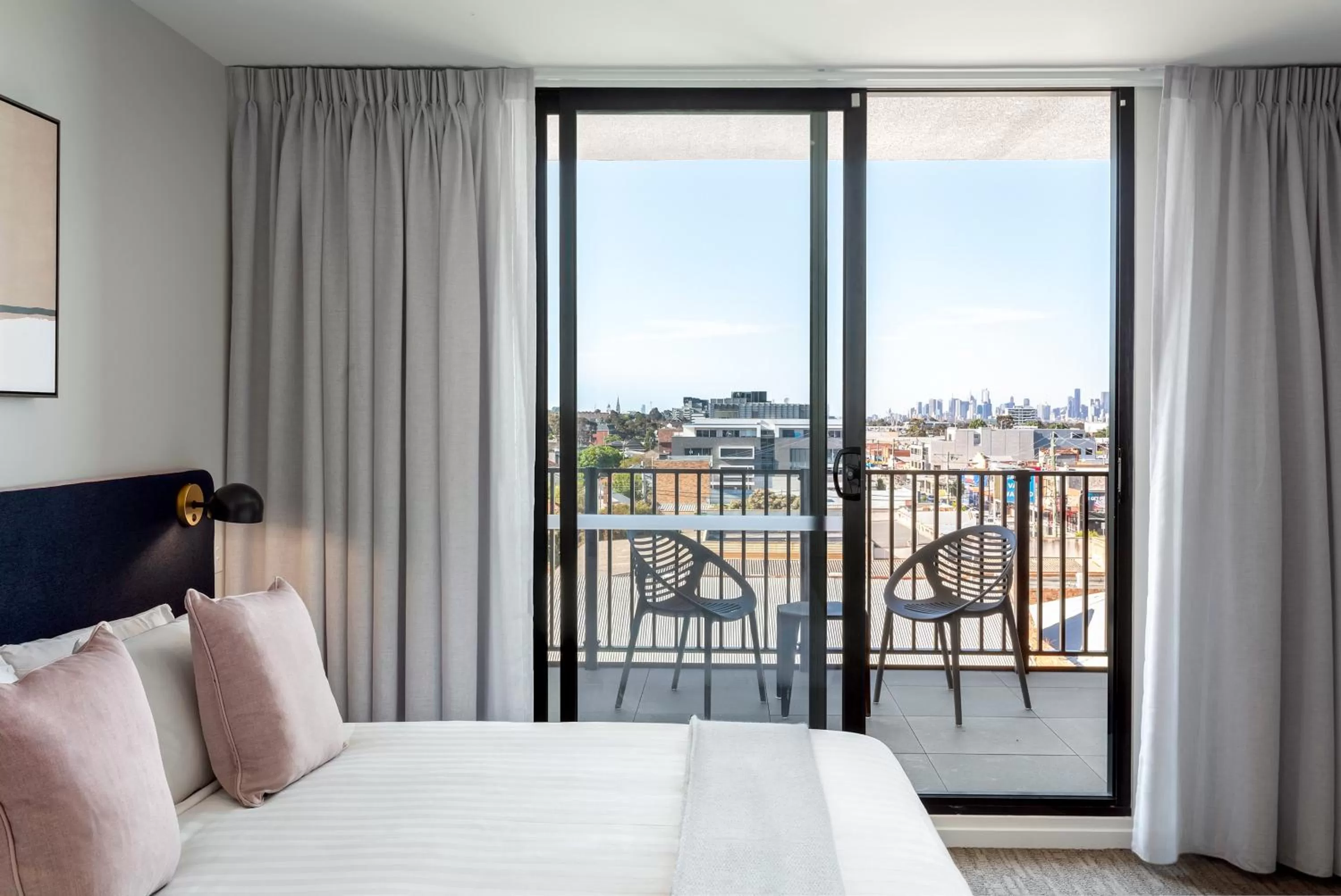 Balcony/Terrace, Bed in Quest Preston