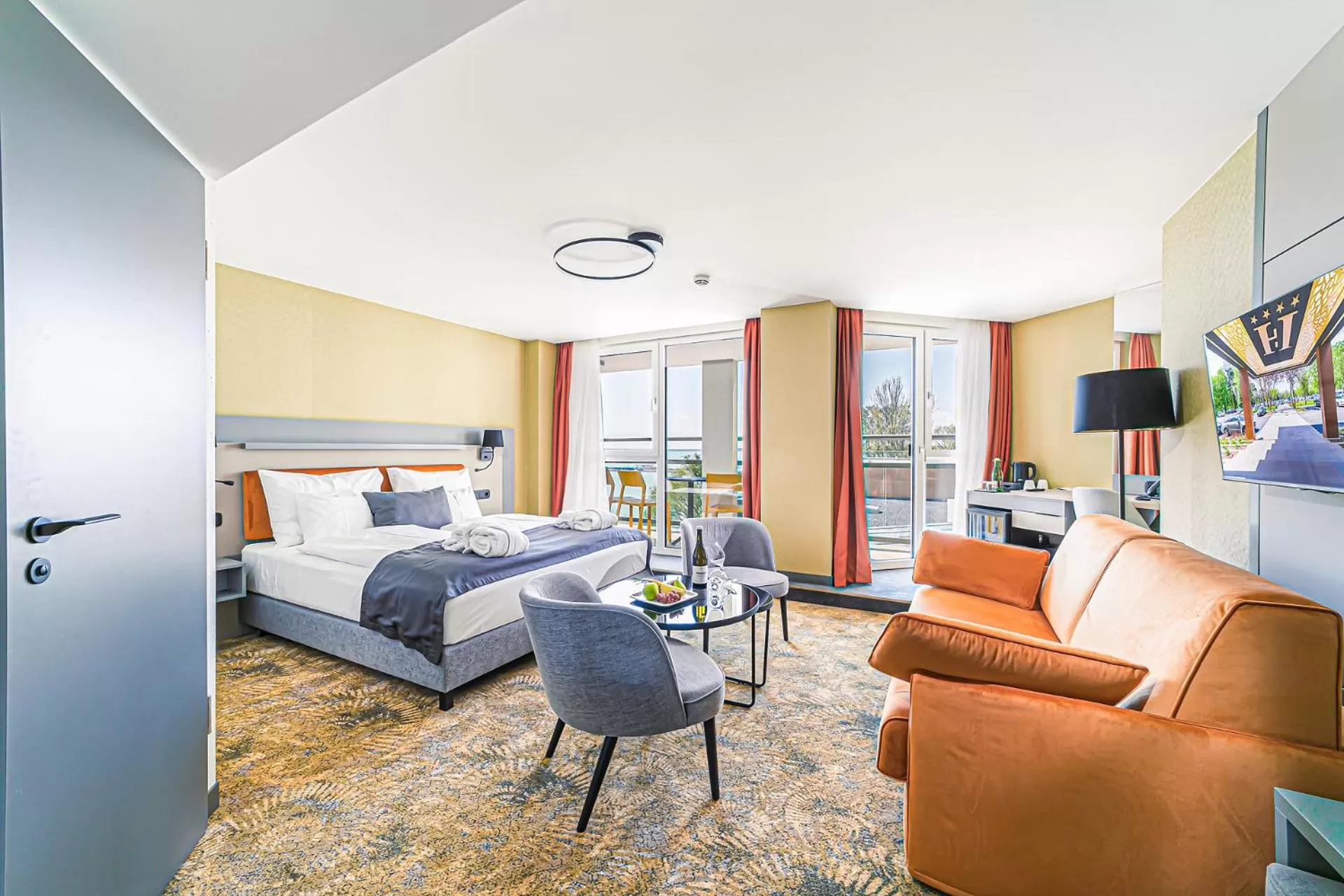 Bed in Hotel Helikon, Keszthely