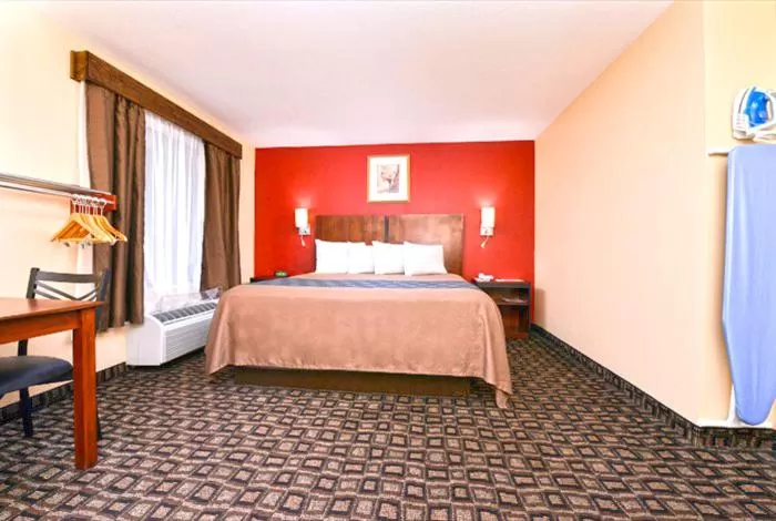 Bed in Americas Best Value Inn-Near NRG Park/Medical Center