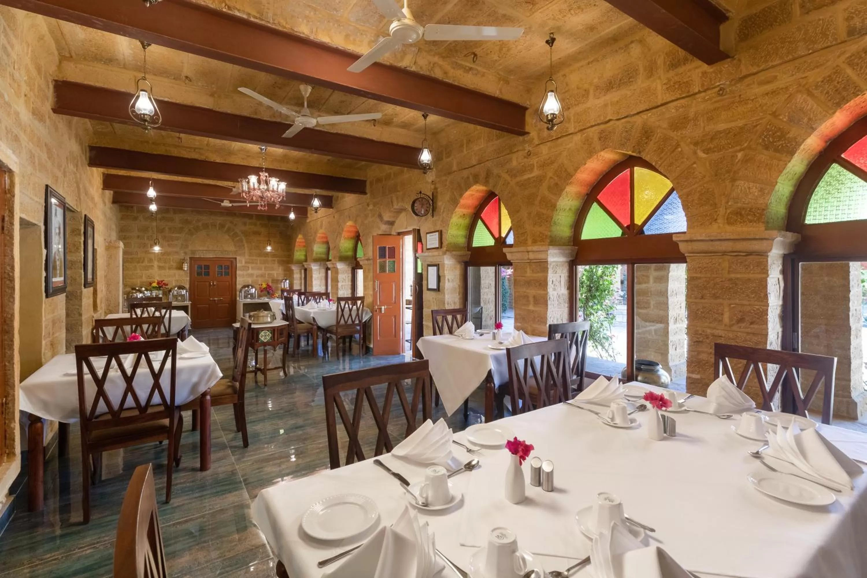 Restaurant/places to eat in WelcomHeritage Mohangarh Fort