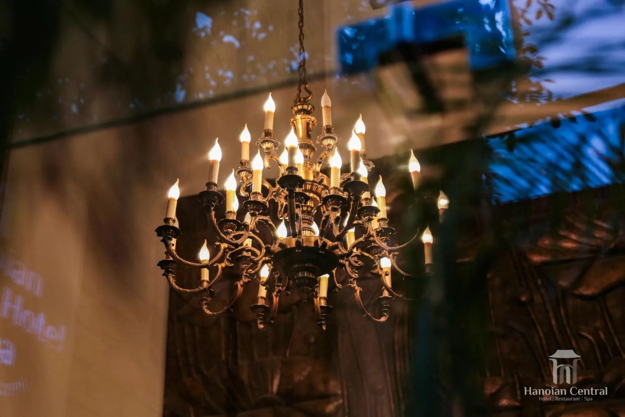 Decorative detail in Hanoian Central Hotel & Spa