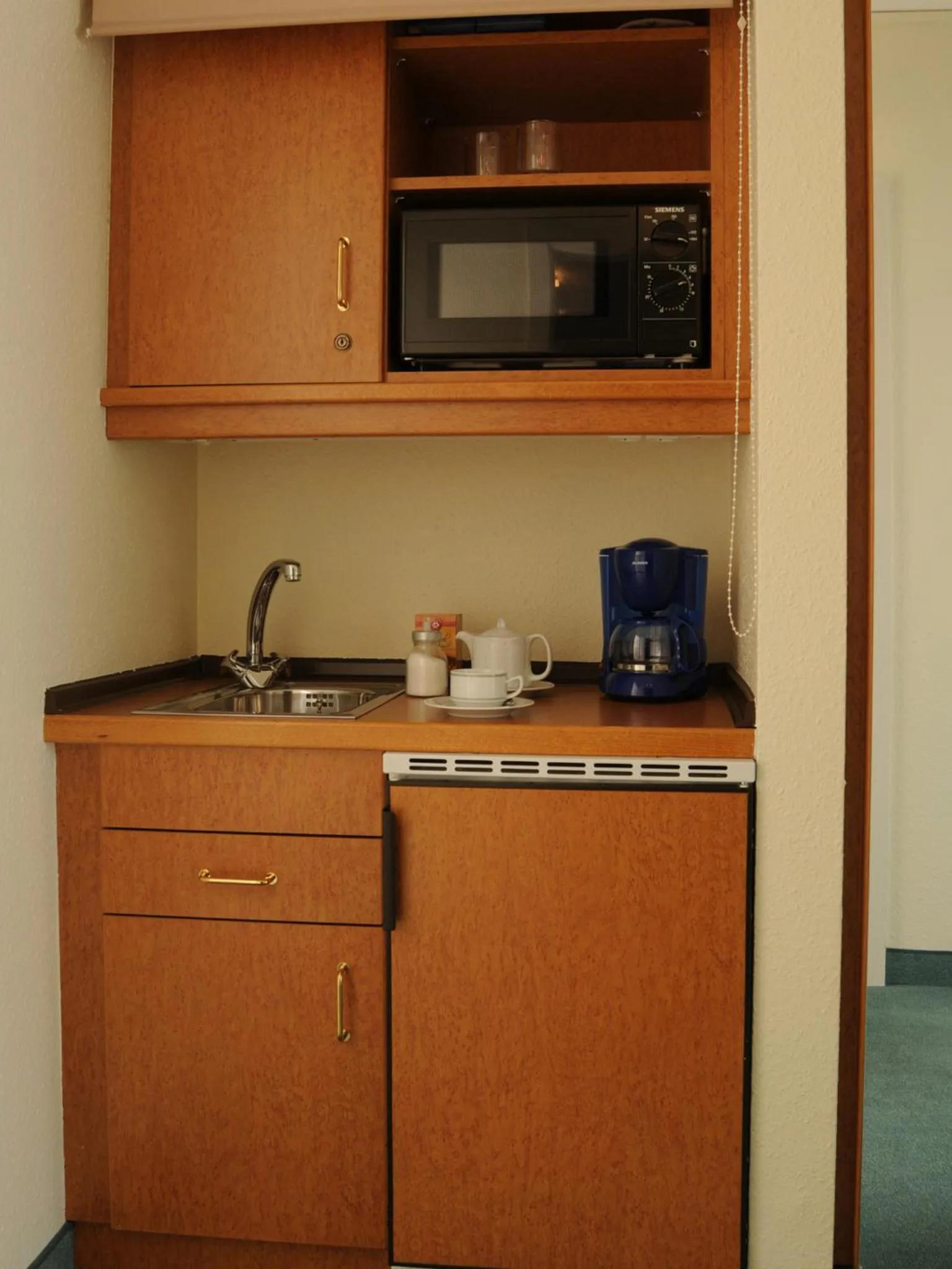 Kitchen or kitchenette in Hotel Residenz Oberhausen