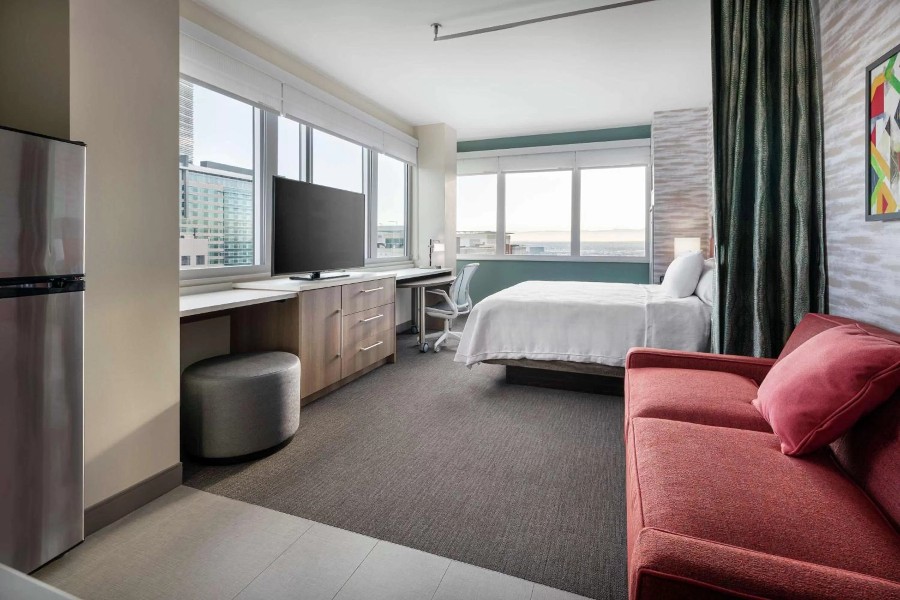 Bedroom, Bed in Home2 Suites By Hilton Denver Downtown Convention Center