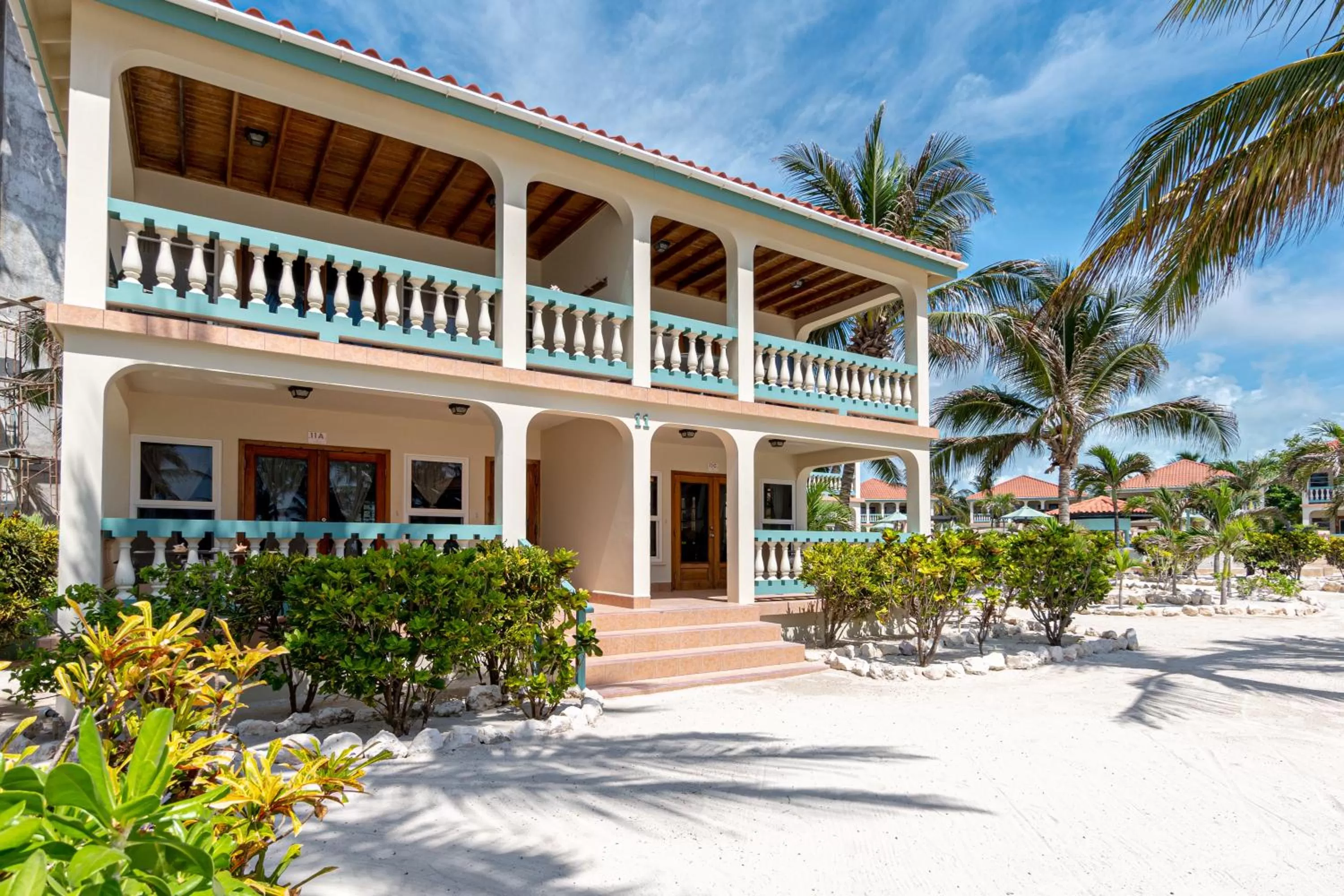 Property building in Belizean Shores Resort