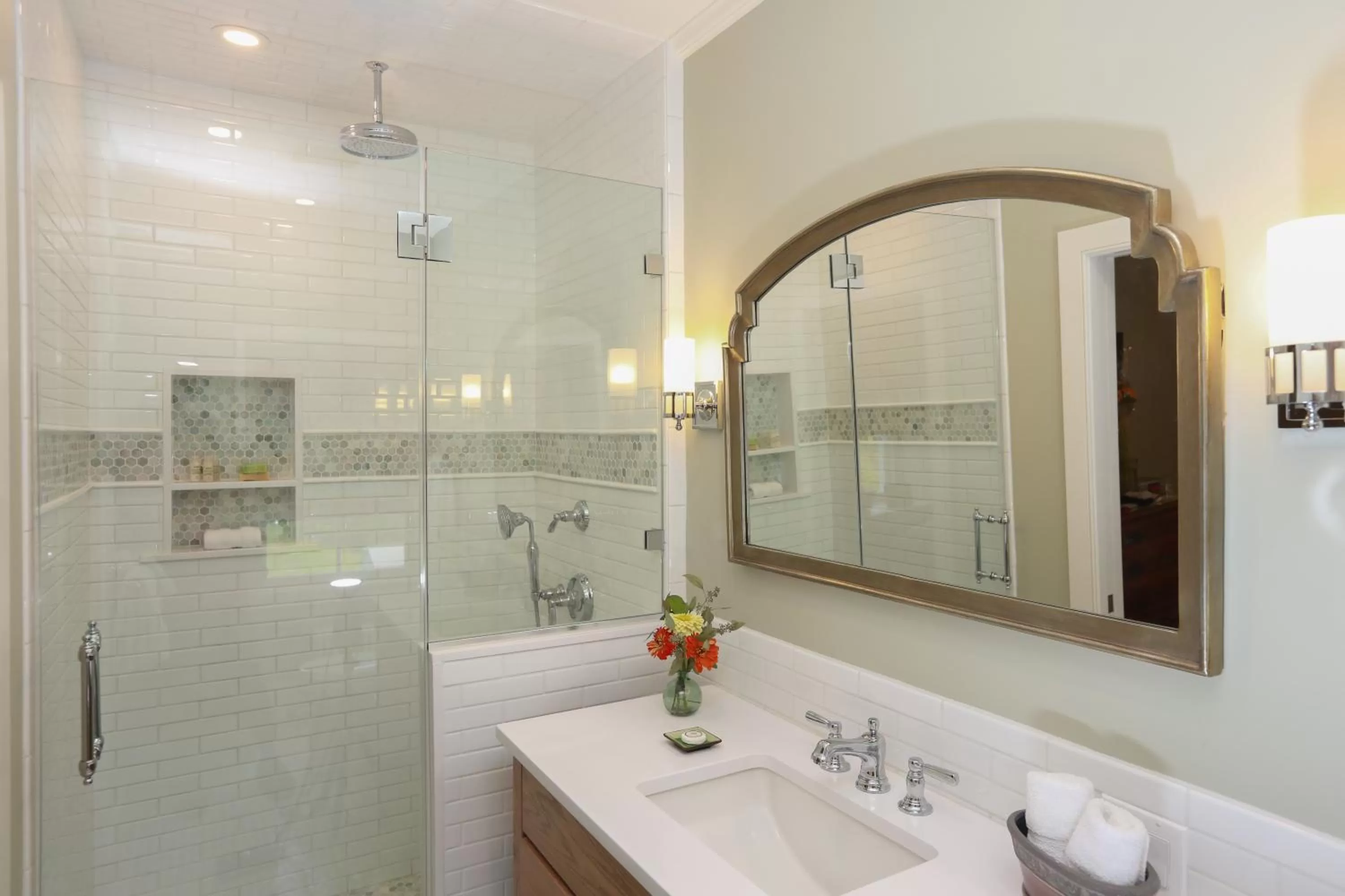 Shower, Bathroom in Woolverton Inn