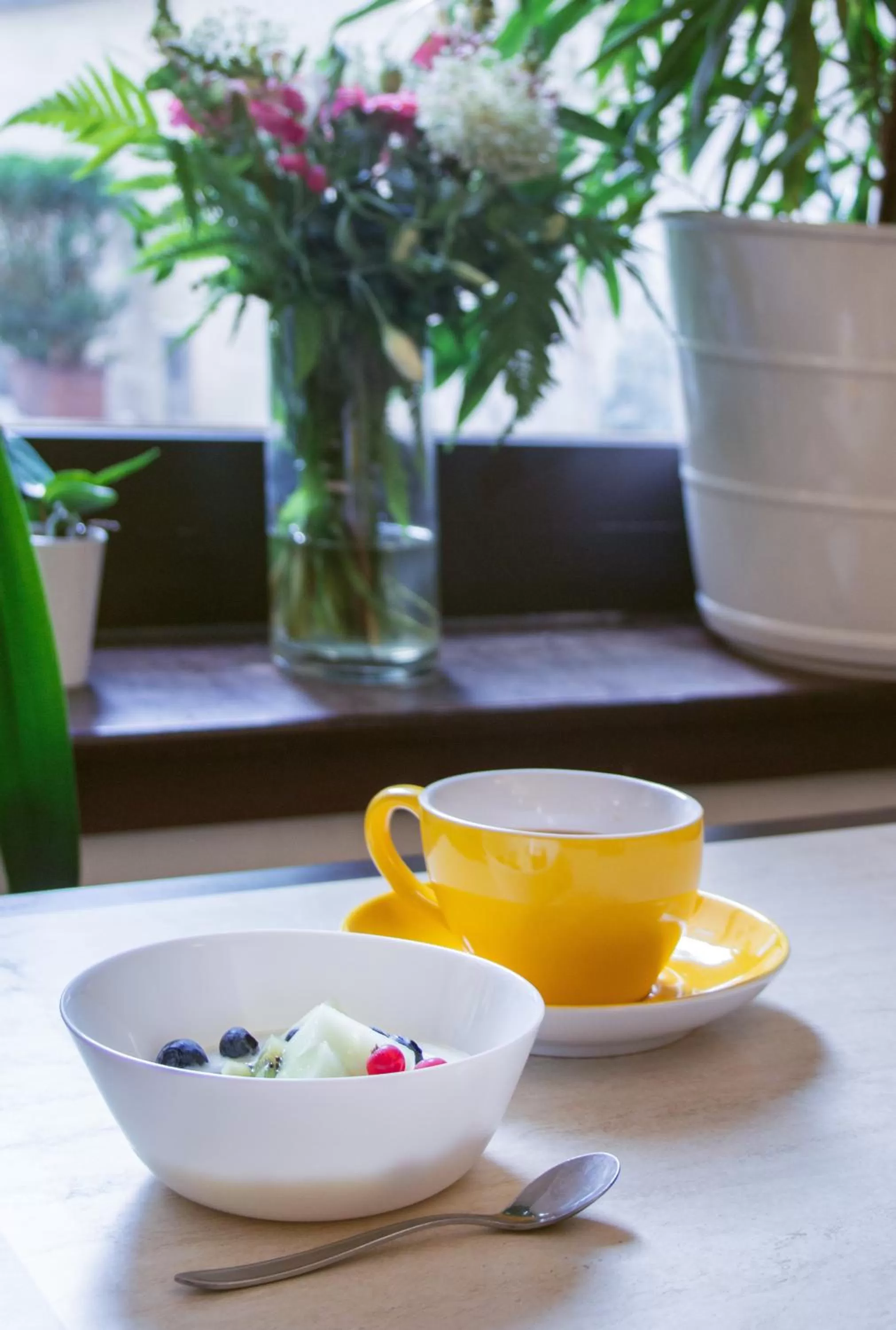 Continental breakfast in Pension Pharmador