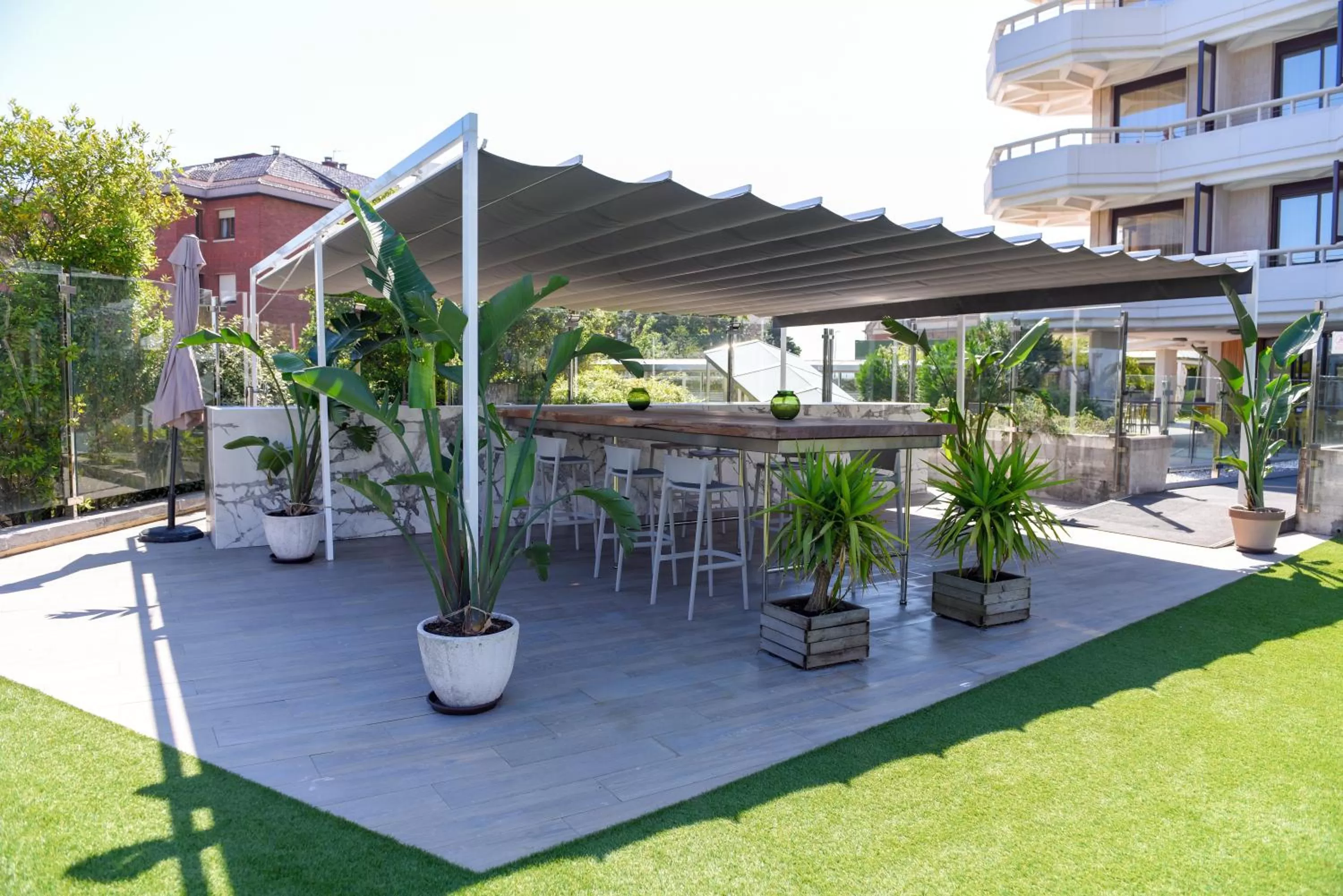 Garden in Gran Hotel Victoria