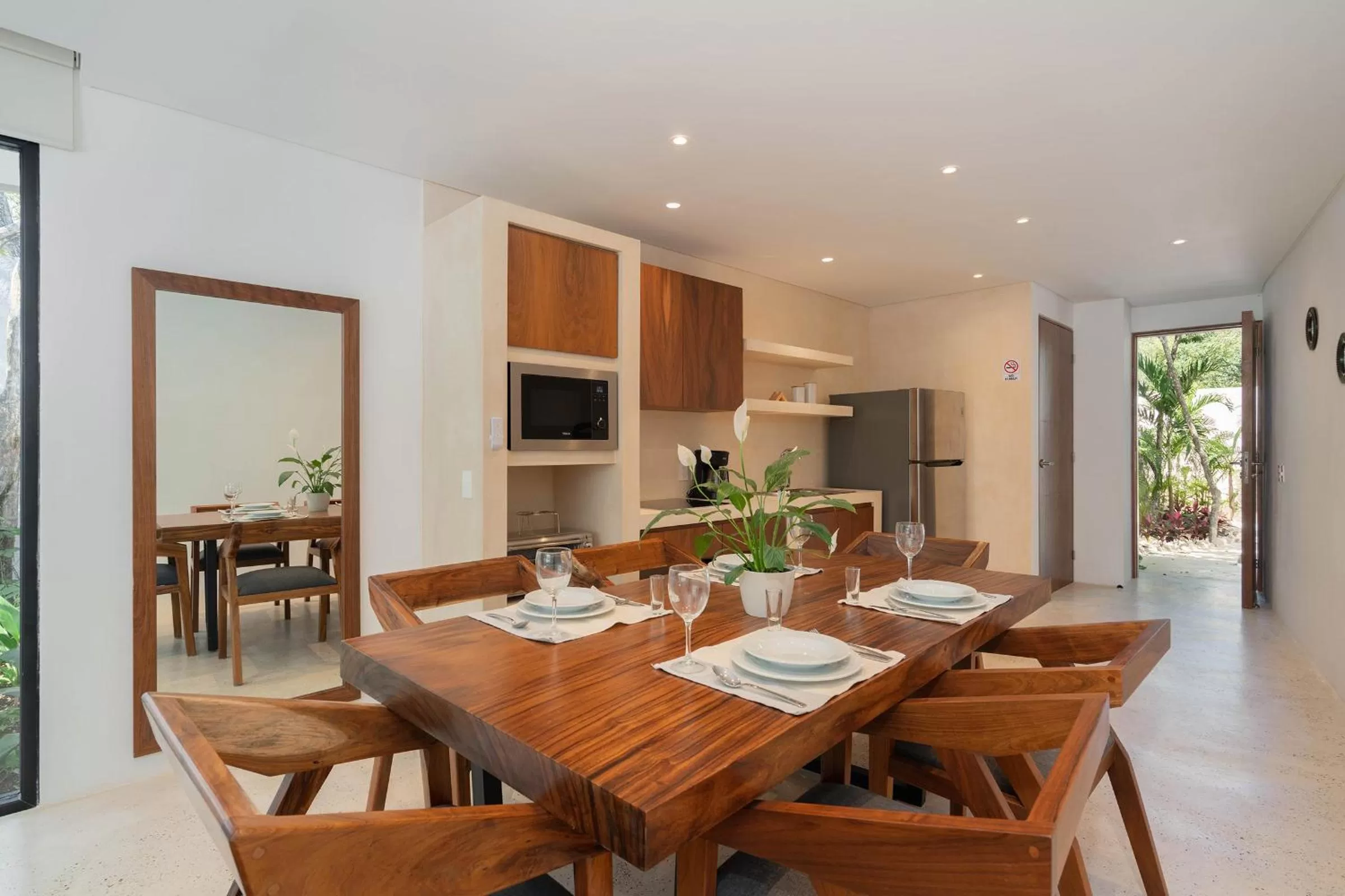 Dining area in Suites at TreeTops Tulum