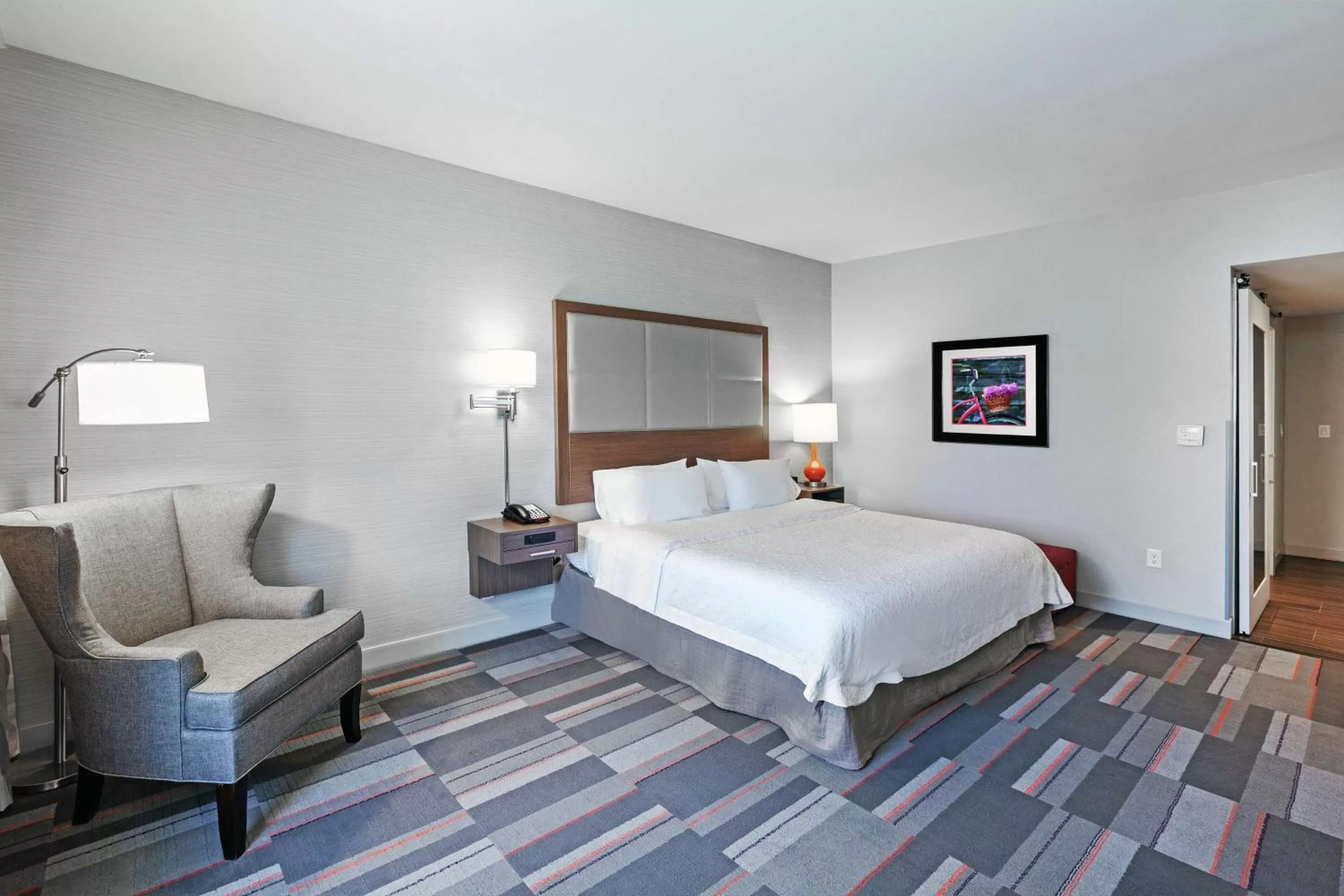 Bed in Hampton Inn North Little Rock McCain Mall, AR