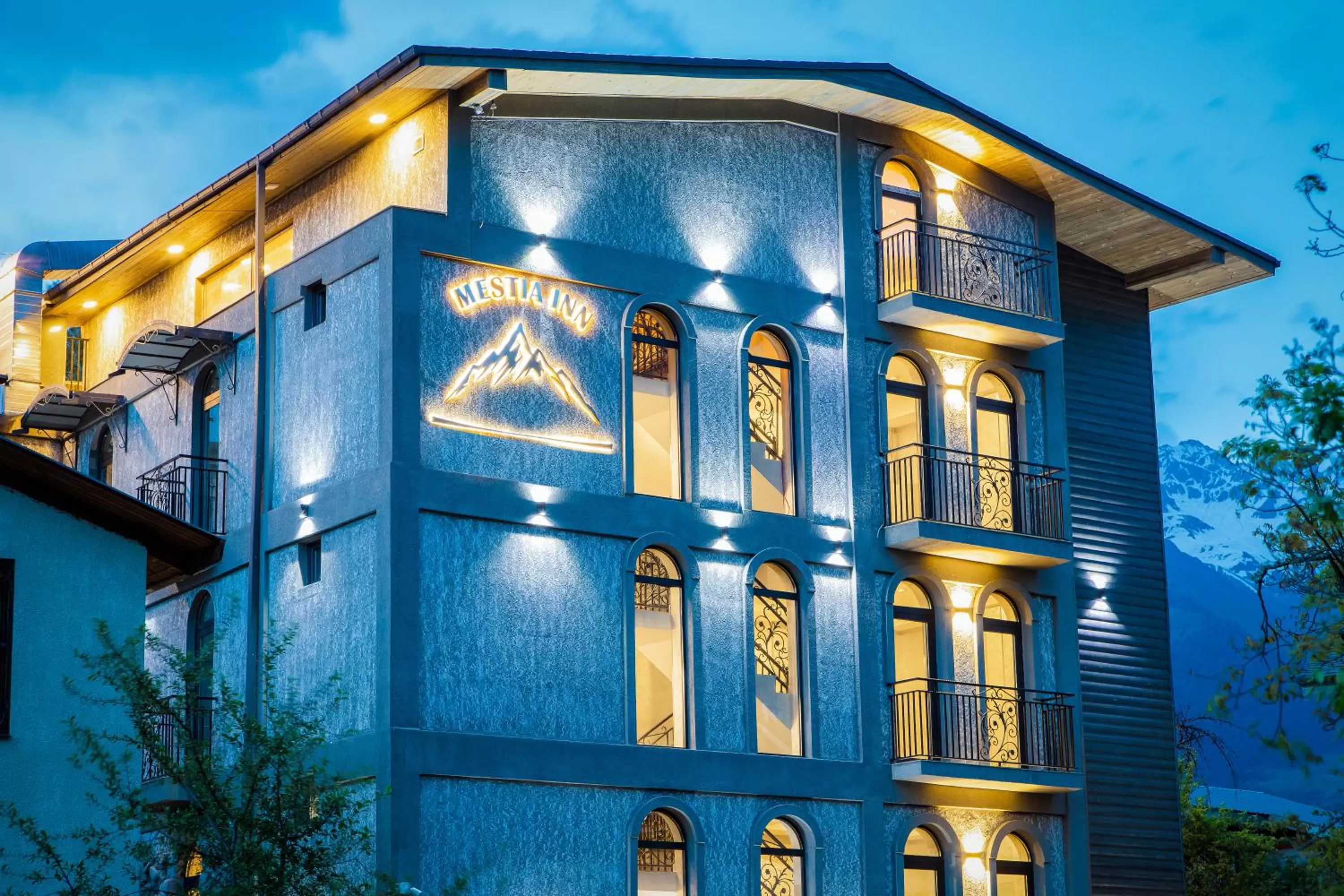 Facade/entrance in Hotel Mestia Inn