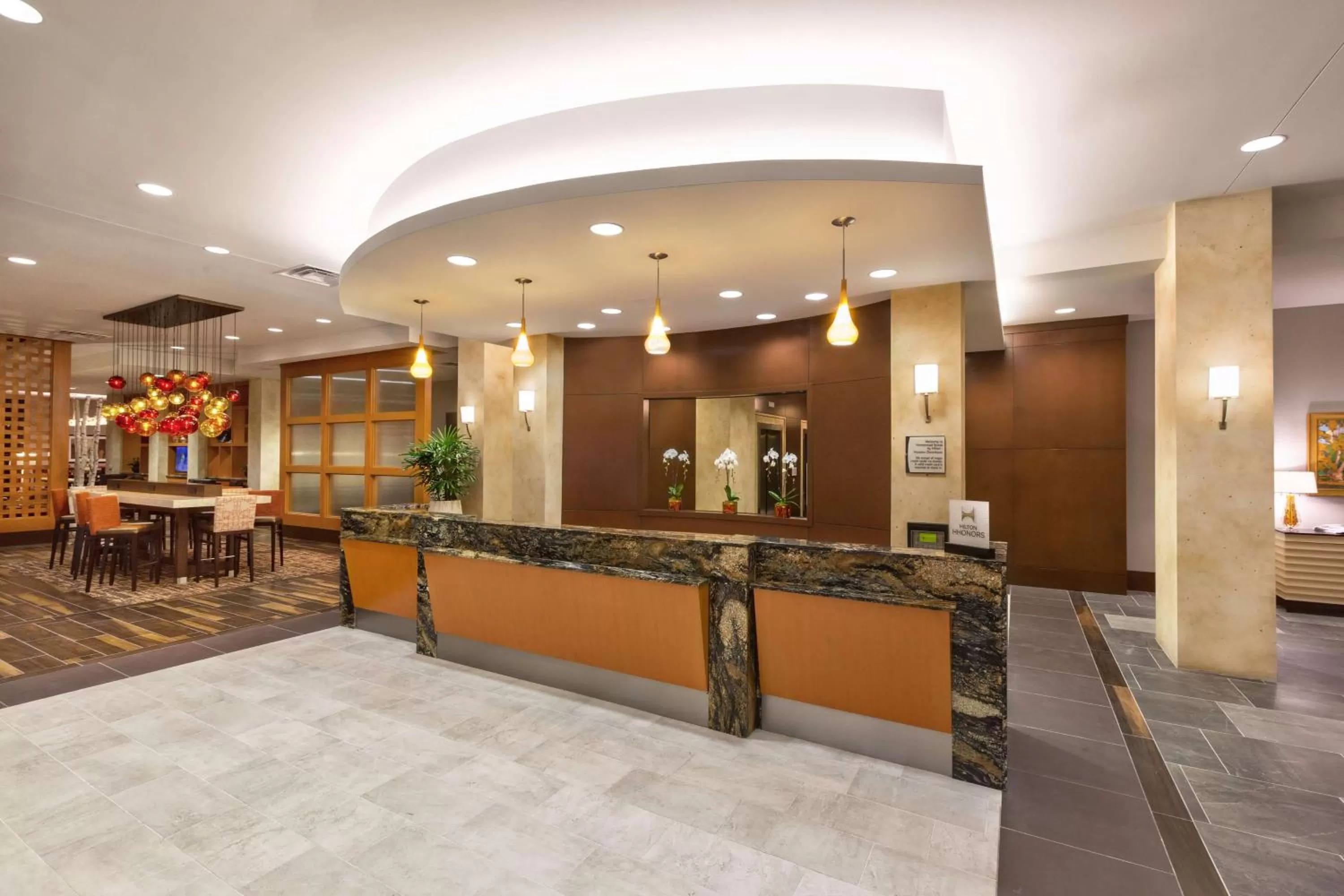 Lobby or reception in Hampton Inn Houston Downtown