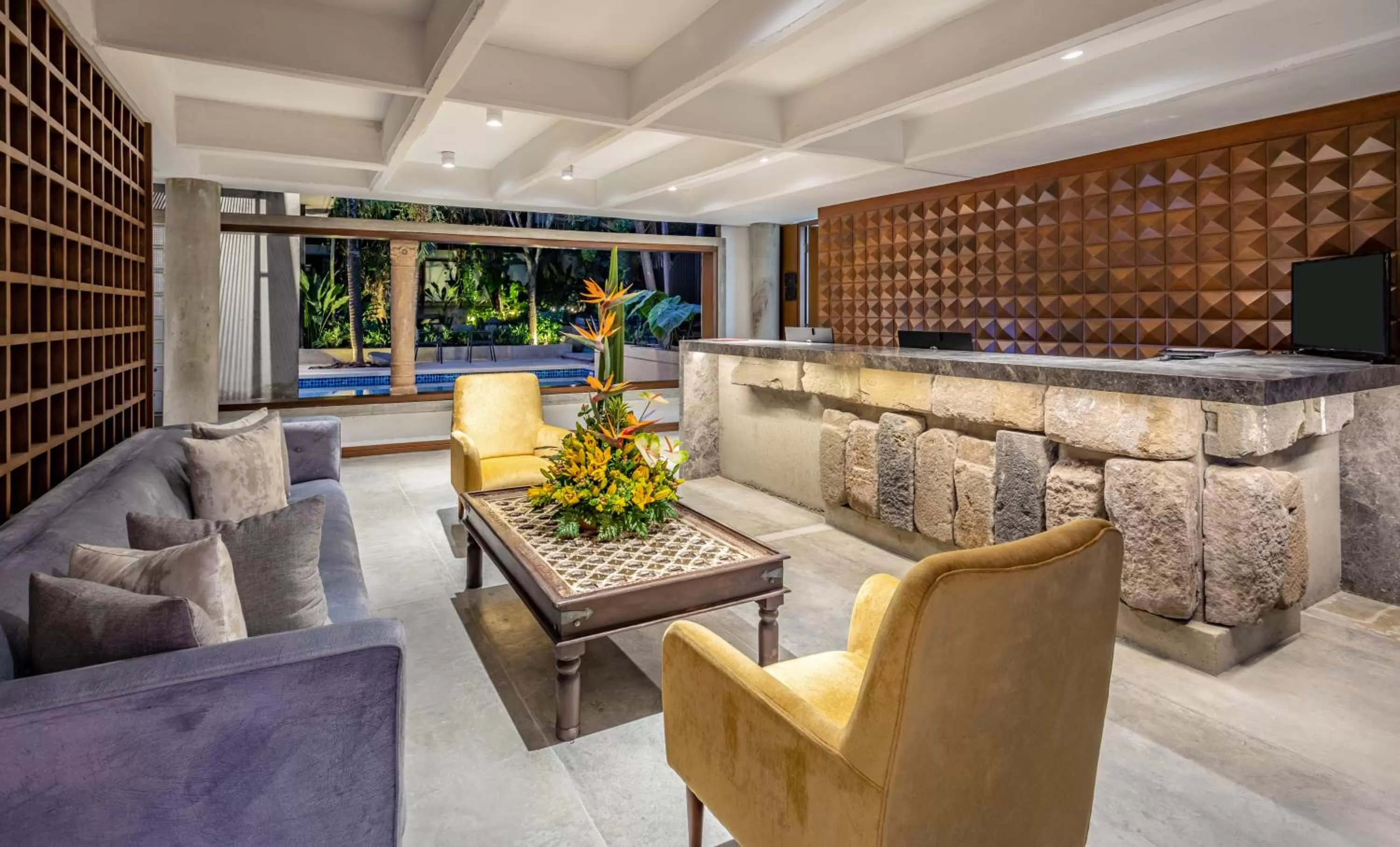 Lobby or reception in Alko Hotel Casa Nispero