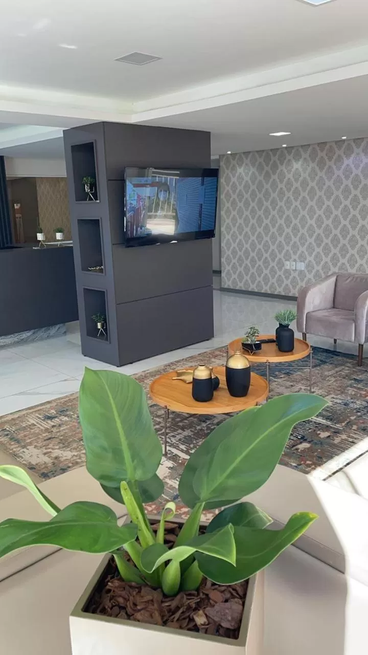 Lobby or reception in Hotel Serrano