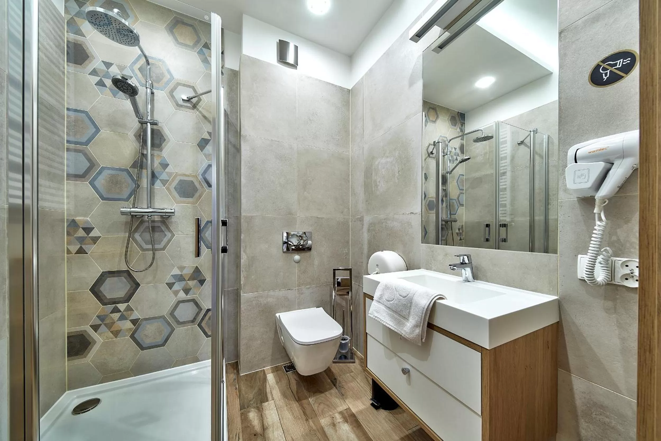 Shower in Aparthotel Giewont