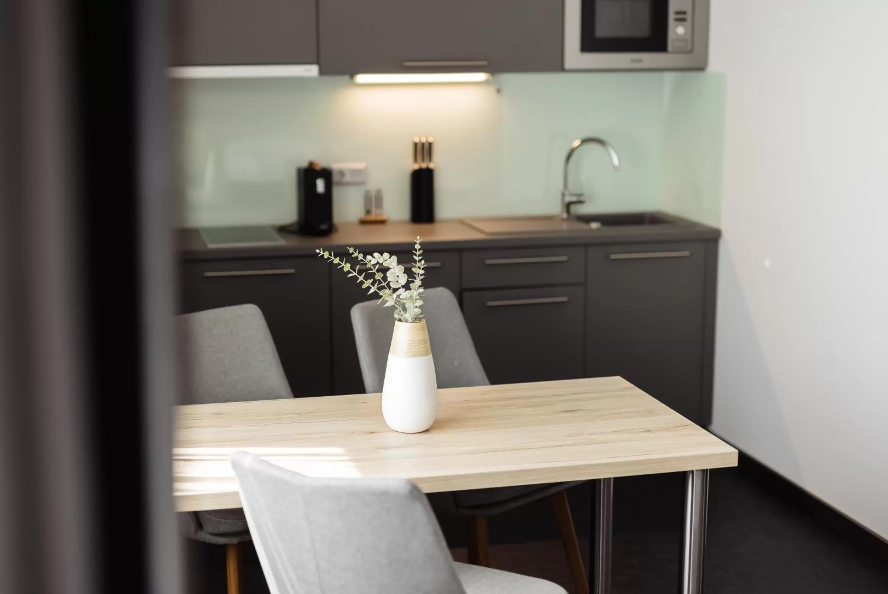 Kitchen or kitchenette in Hotel Smart Liv'in