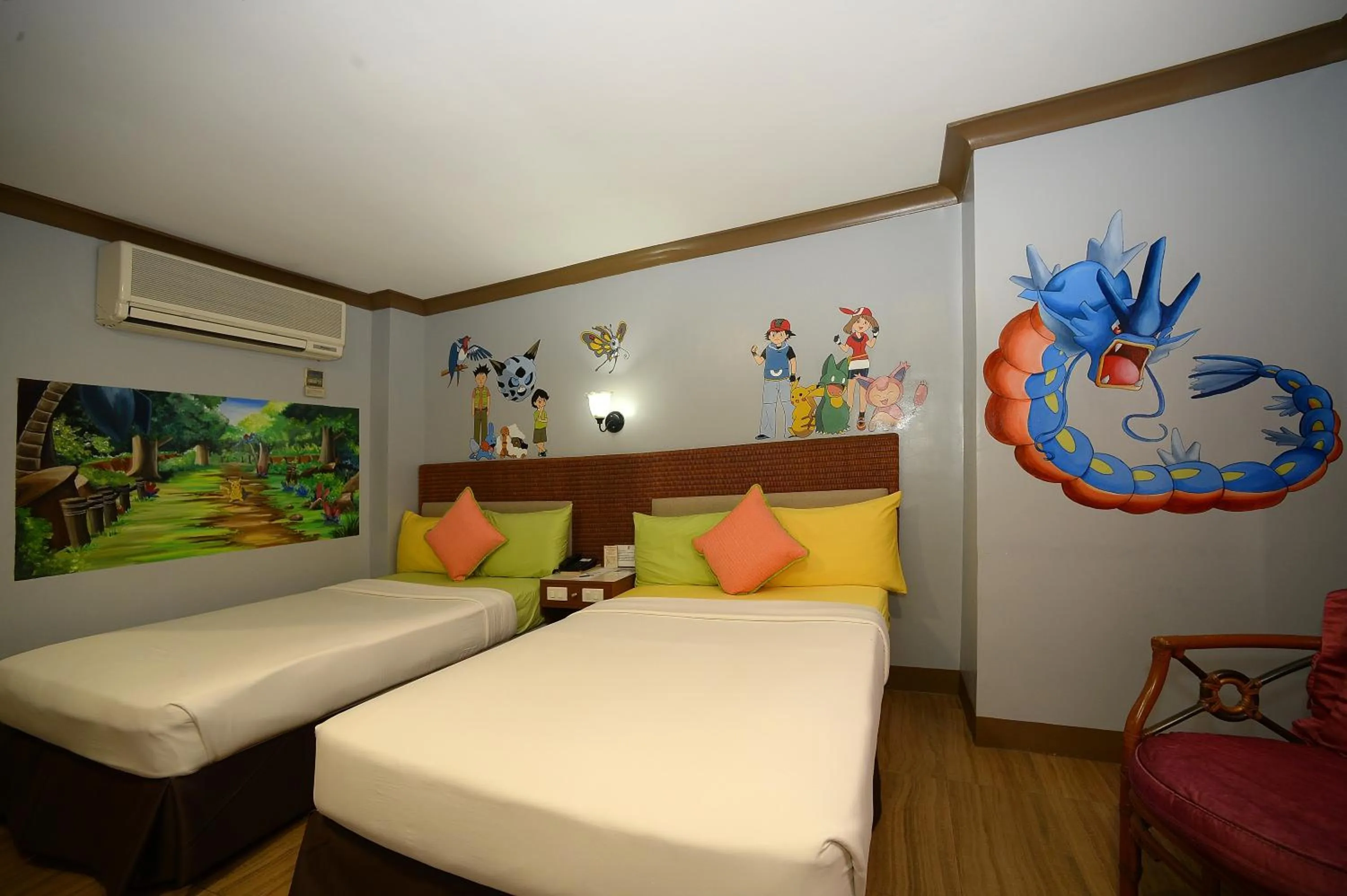 Bed in The Golden Pine Hotel