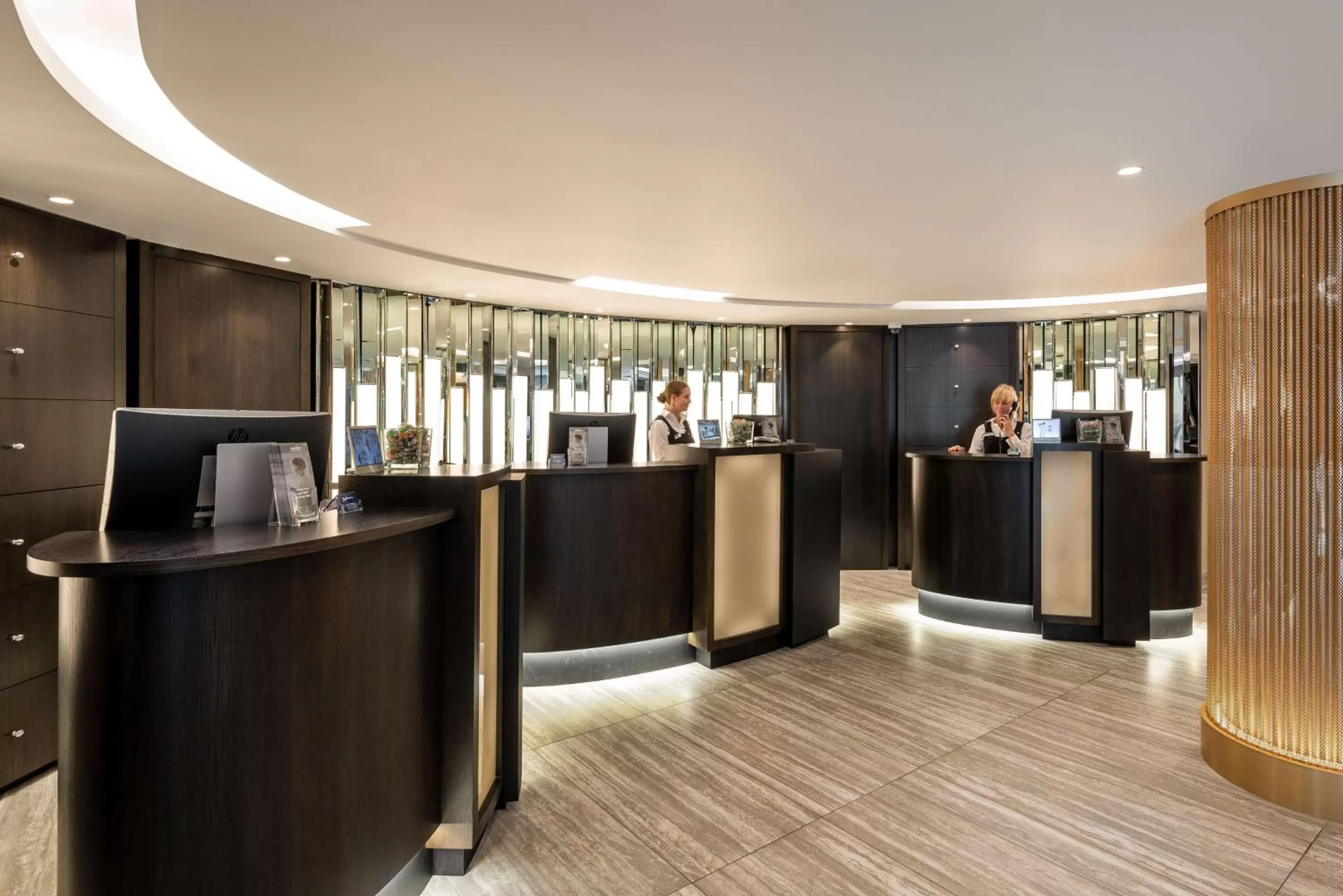 Lobby or reception in Radisson Blu Hotel, Antwerp City Centre