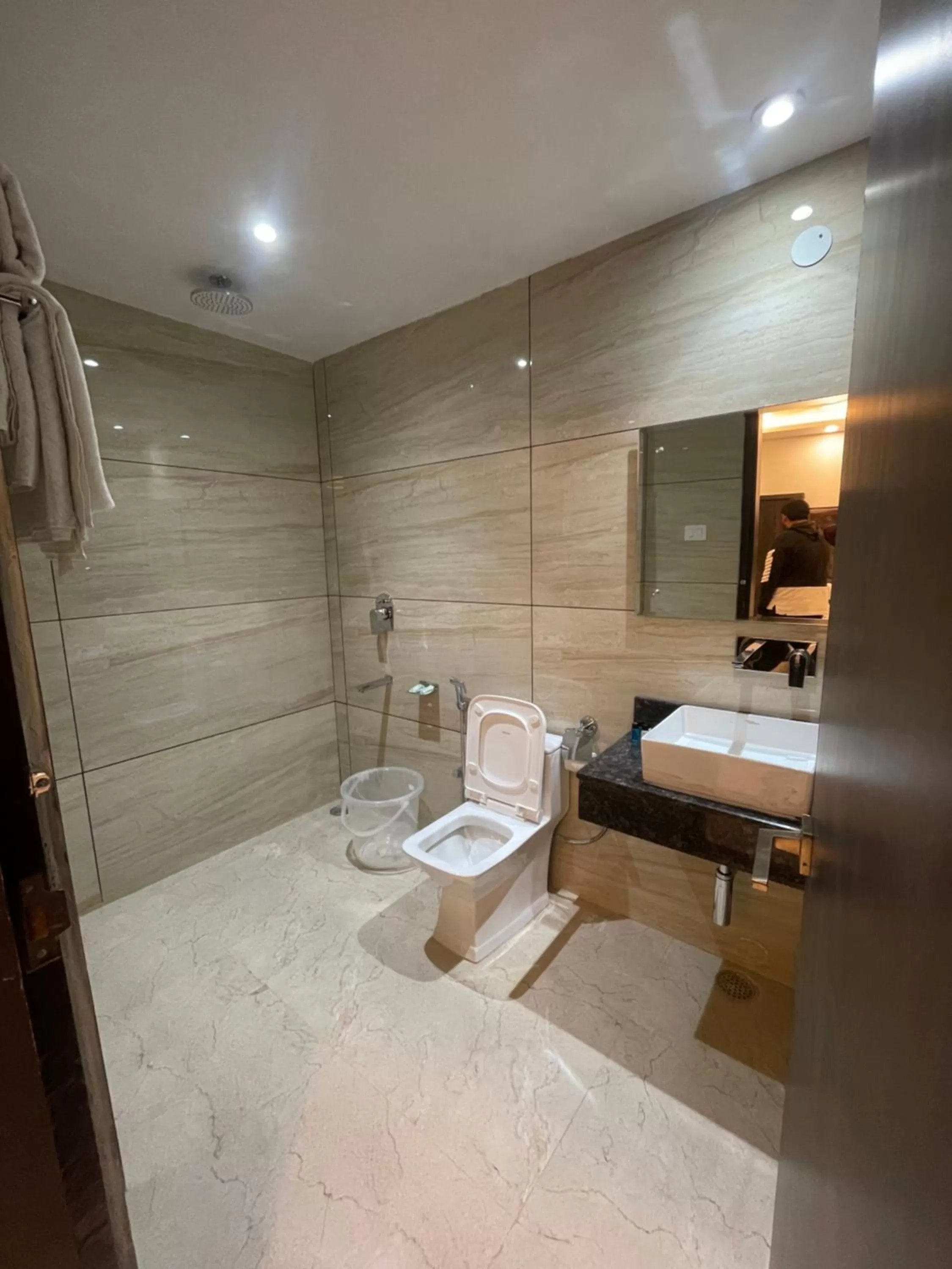 Shower in Hotel The Vaishvik