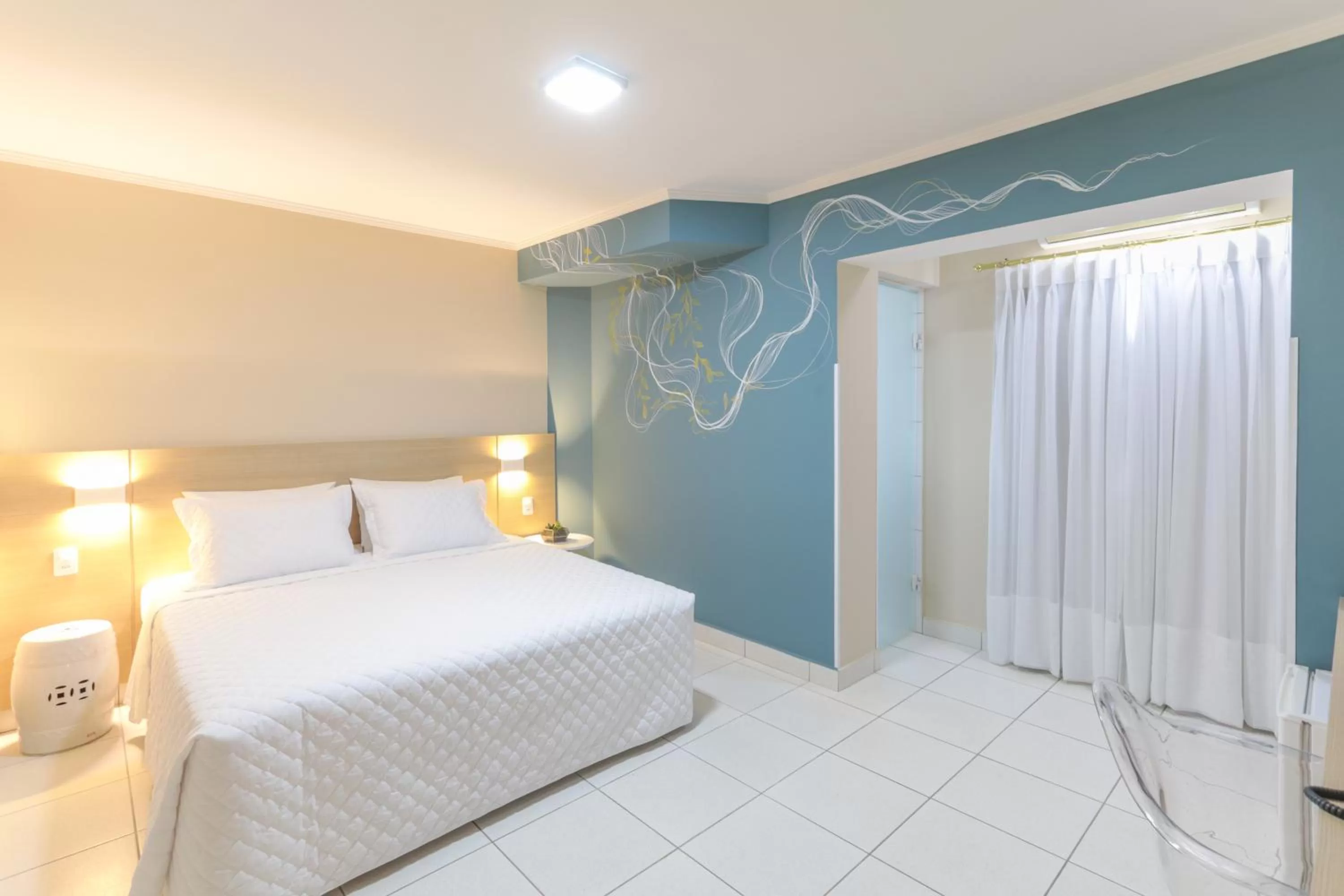 Bedroom, Bed in Hotel Copacabana Piracicaba