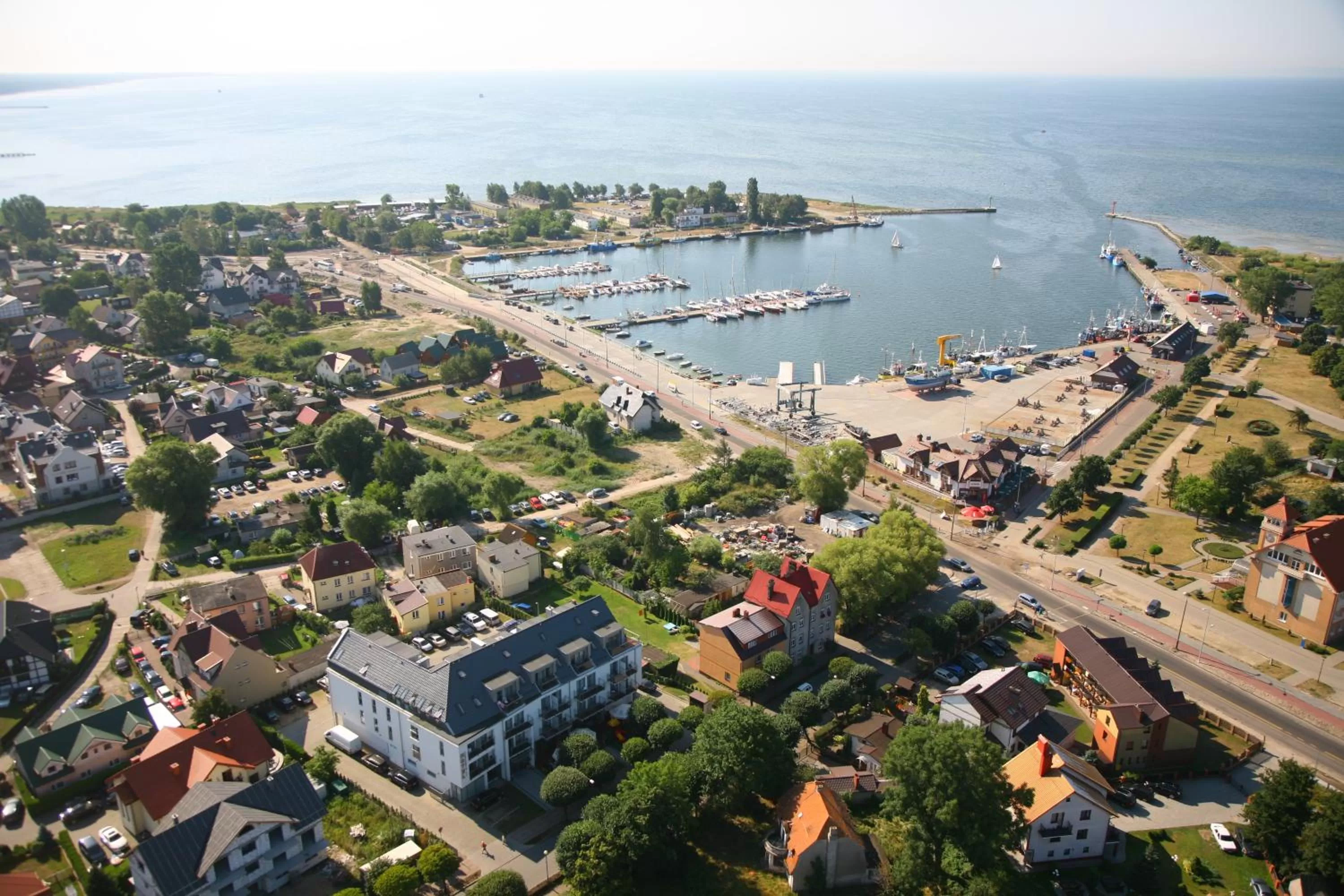 Bird's eye view in Hotel Jastarnia