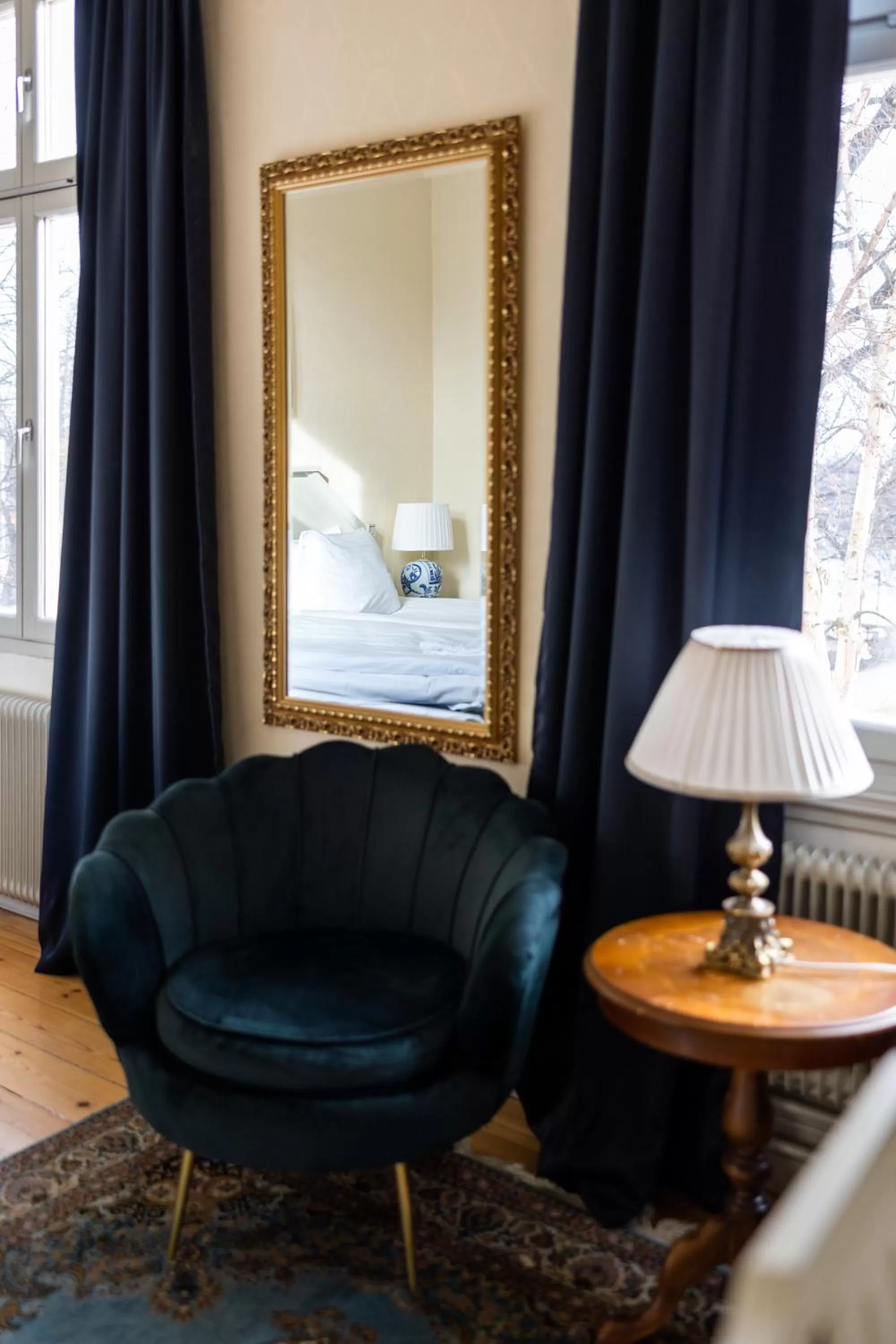 Seating area in Park Hotel Linköping Fawlty Towers